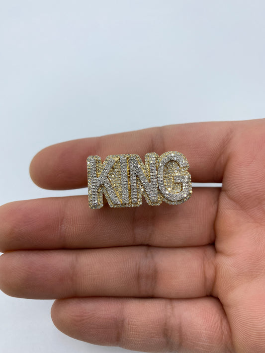 10K King Name Ring