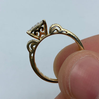 10K Diamond Engagement Ring Style #2