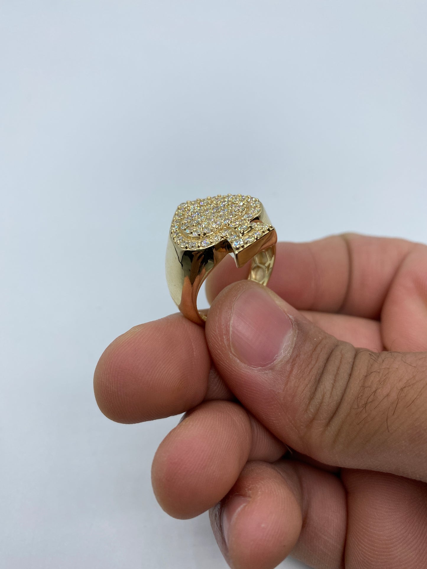 10K Spade Ring
