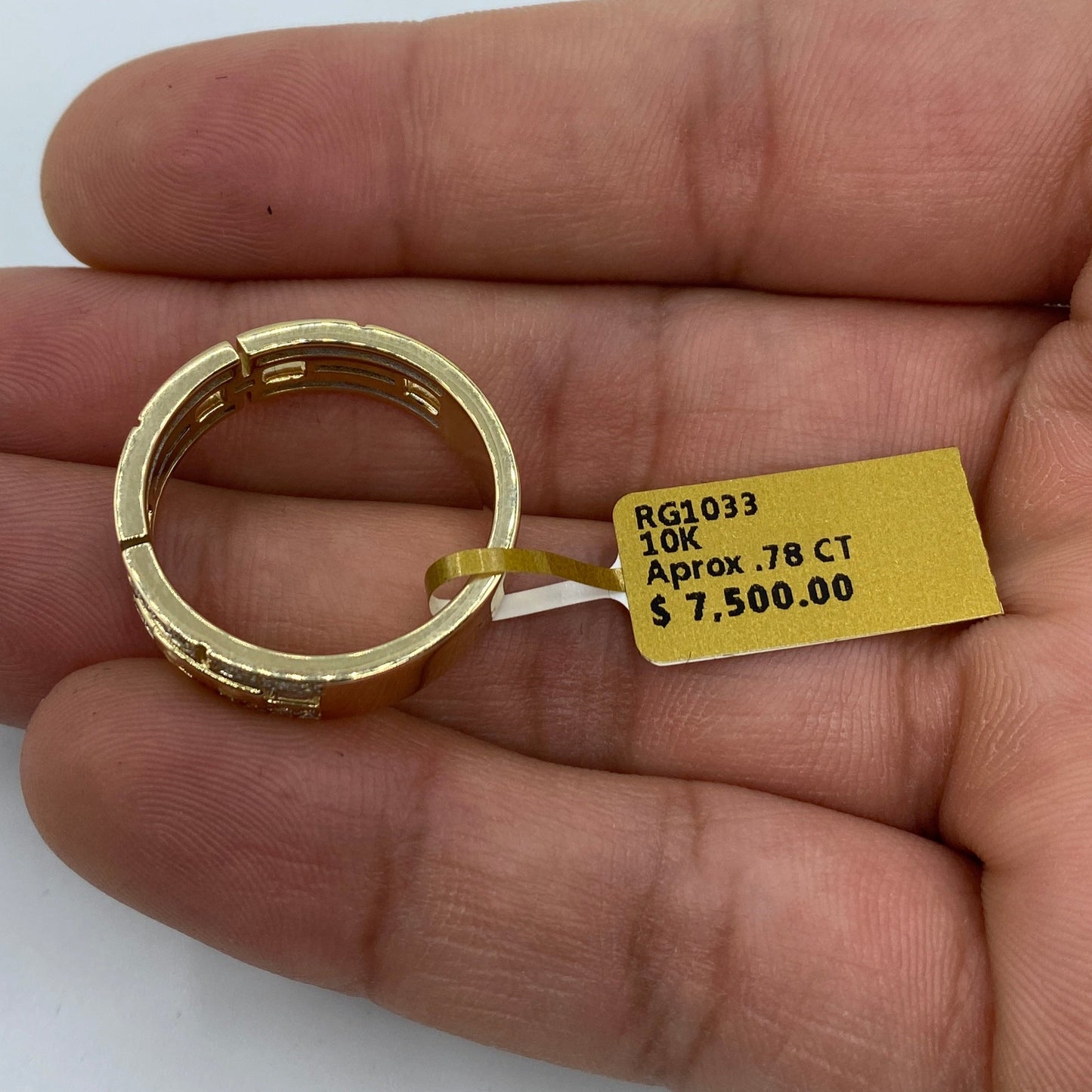 10K Diamond Band Style #6