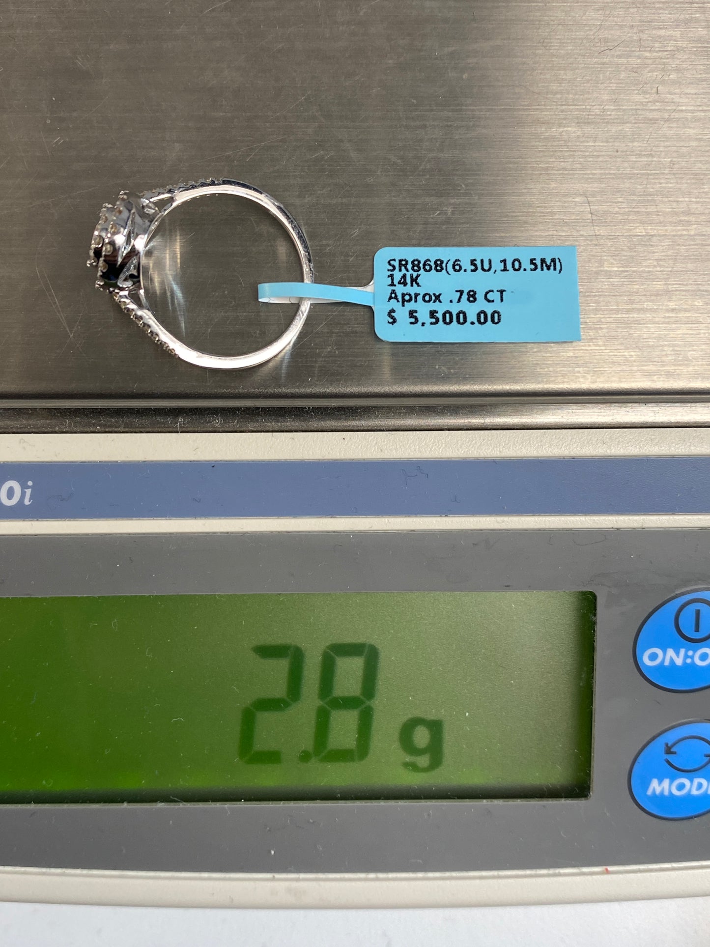 Circle Thin Band Engagement Ring