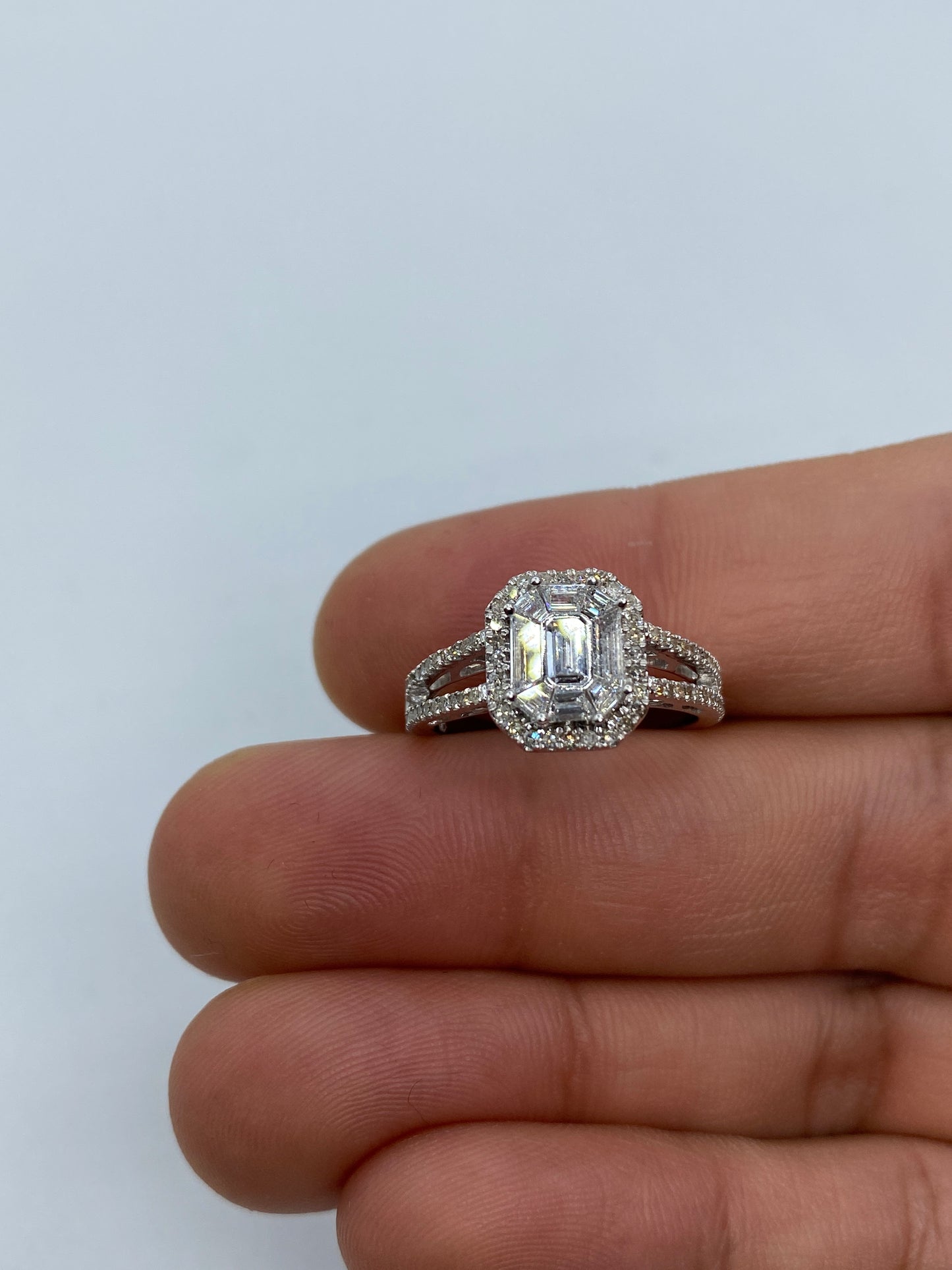 Baguette Engagement Ring