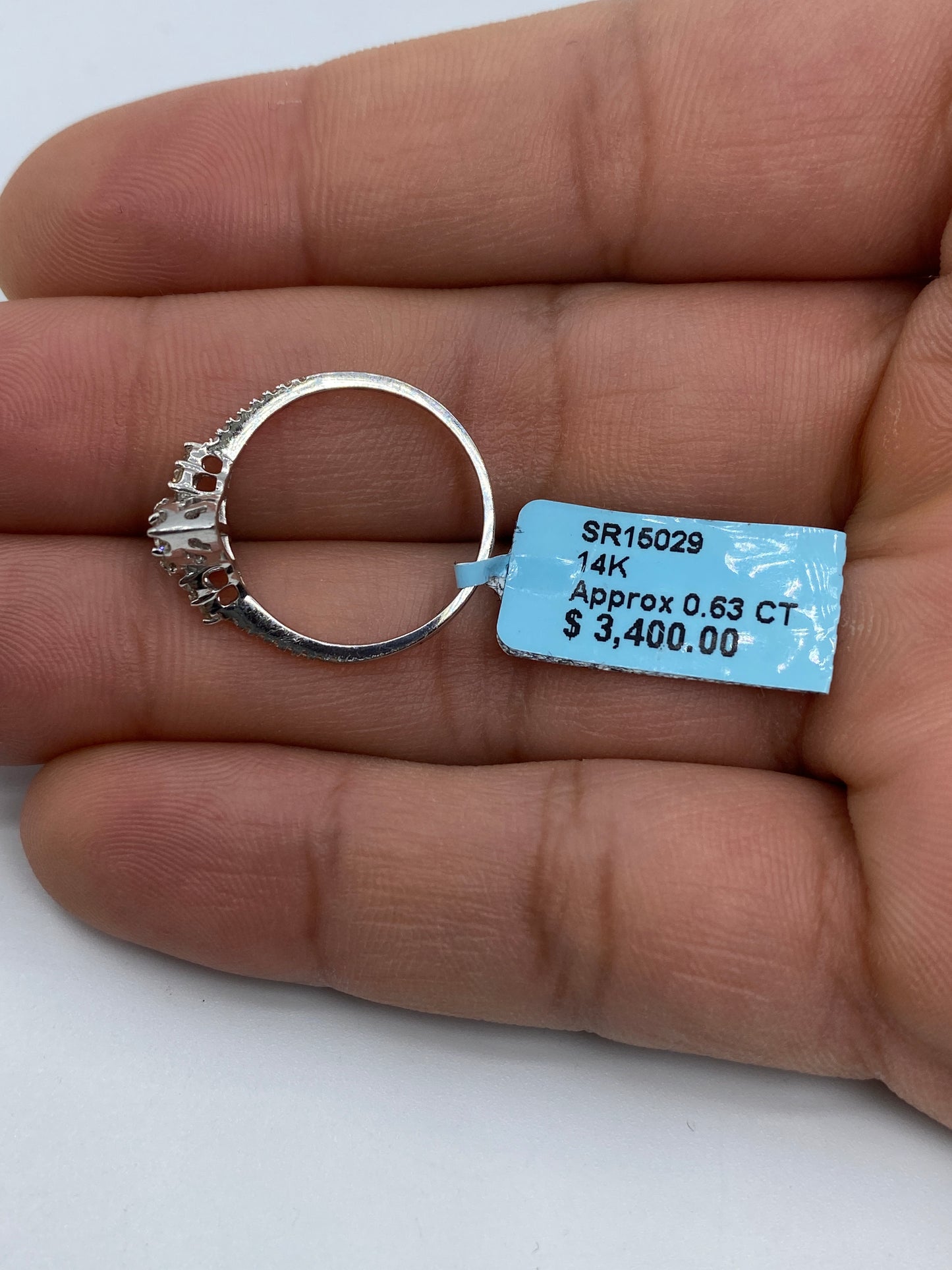 Crystal Engagement Ring