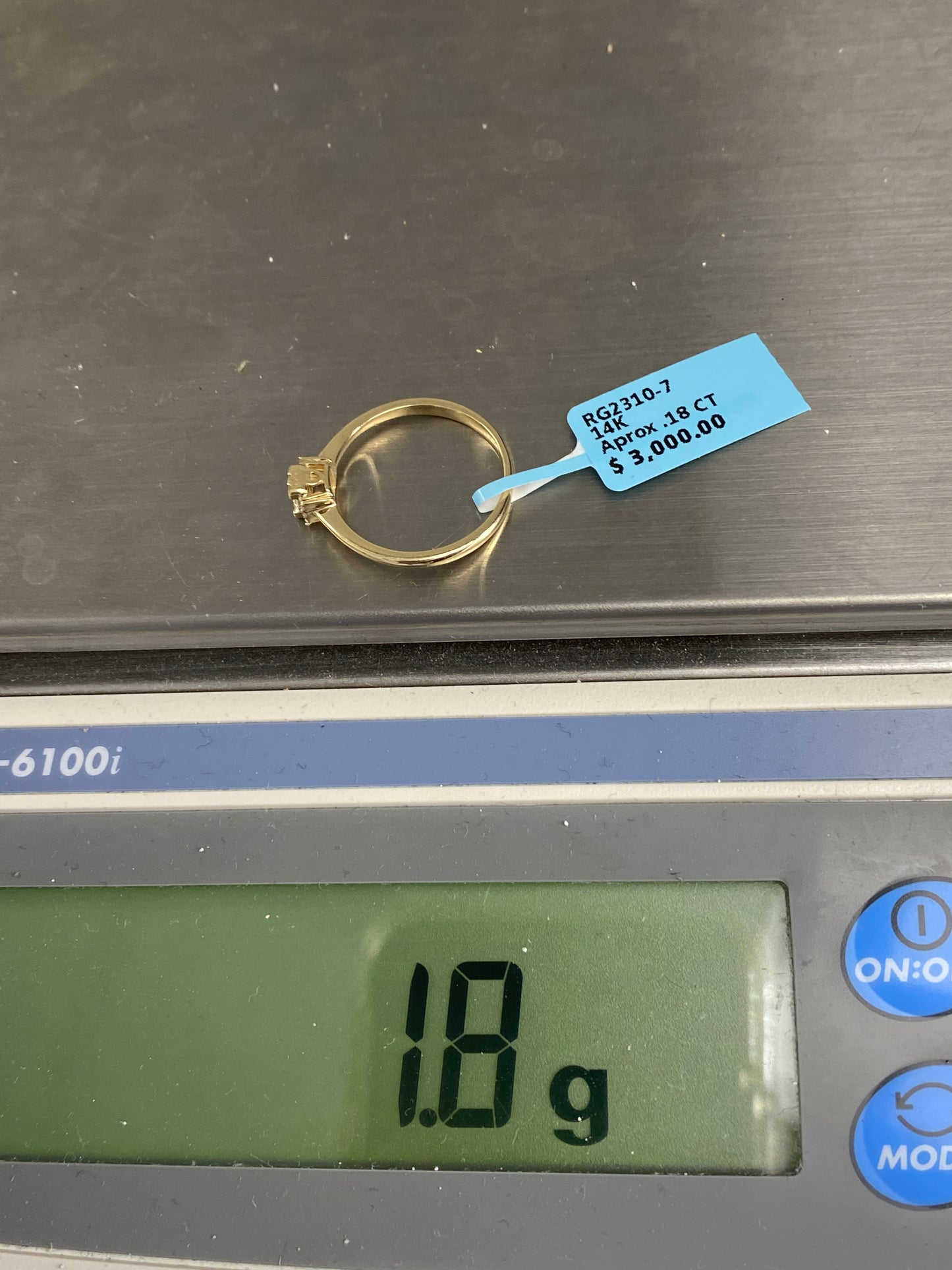 Minimal Baguette Engagement Ring