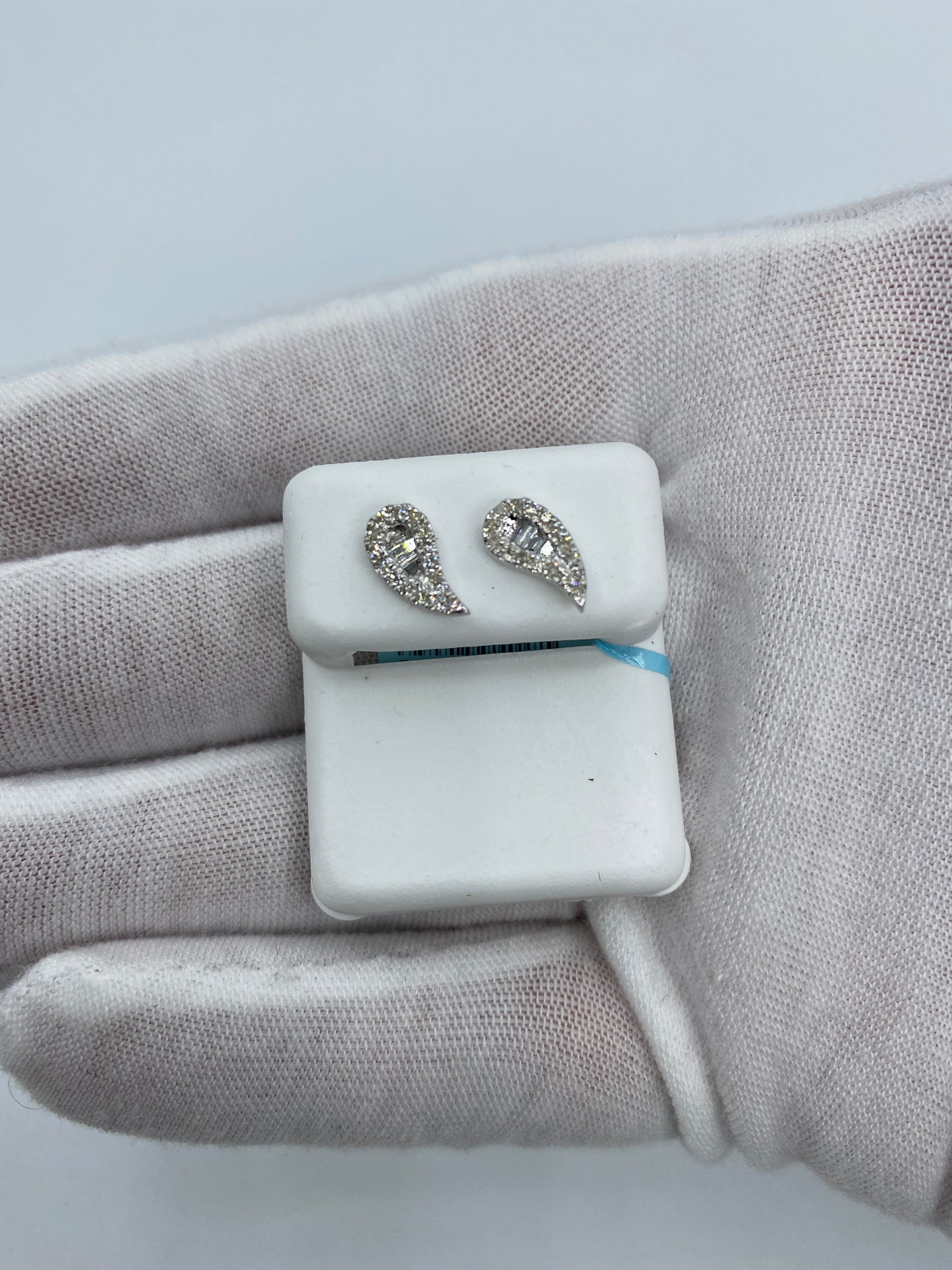 Tear Baguette Earrings