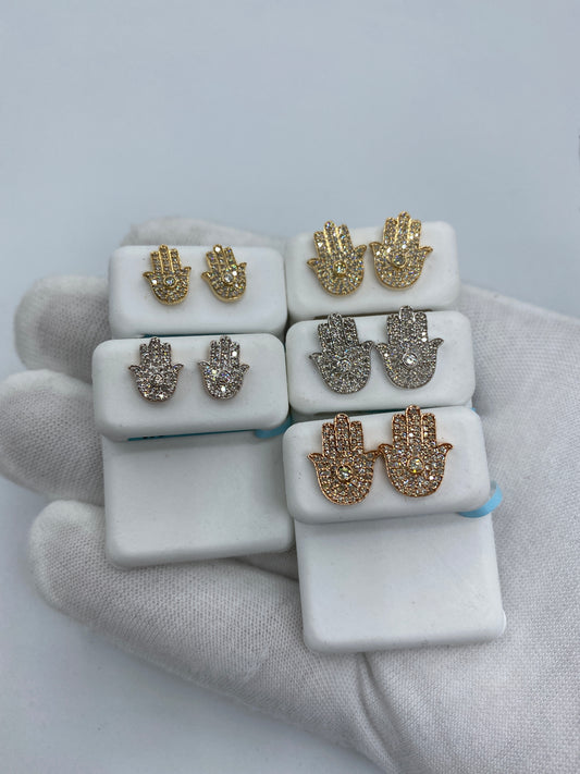Hamsa Earrings