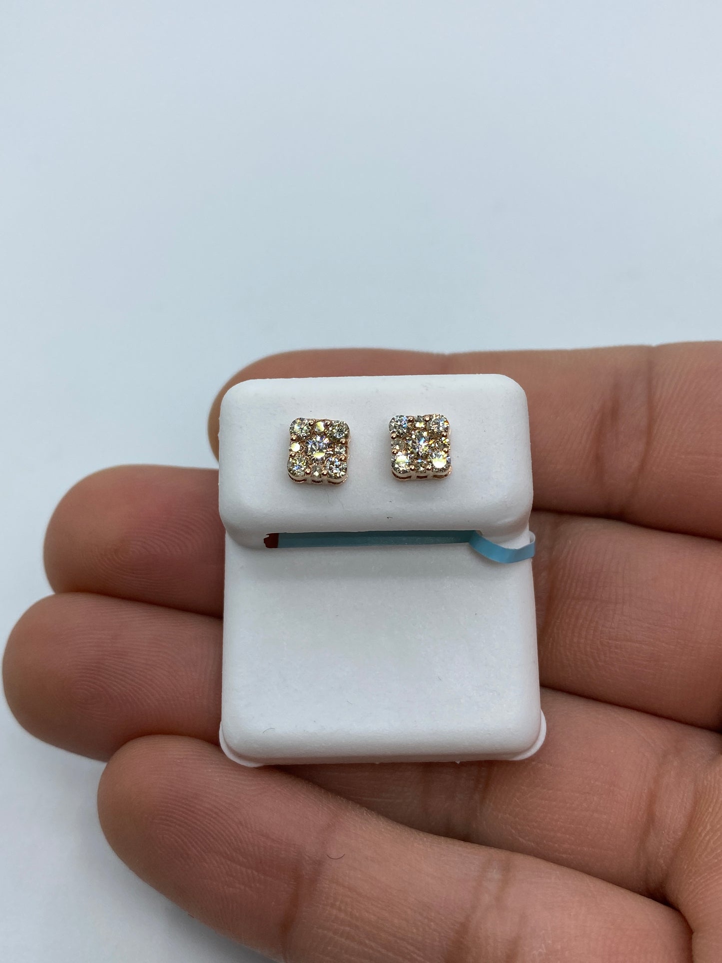 Square Stud Earrings Size #2