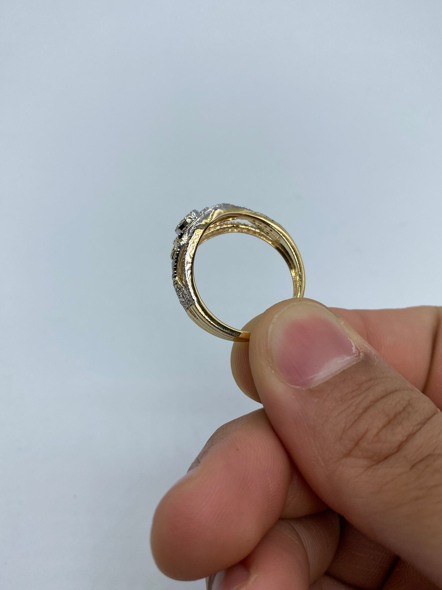 Love Cage Engagement Ring