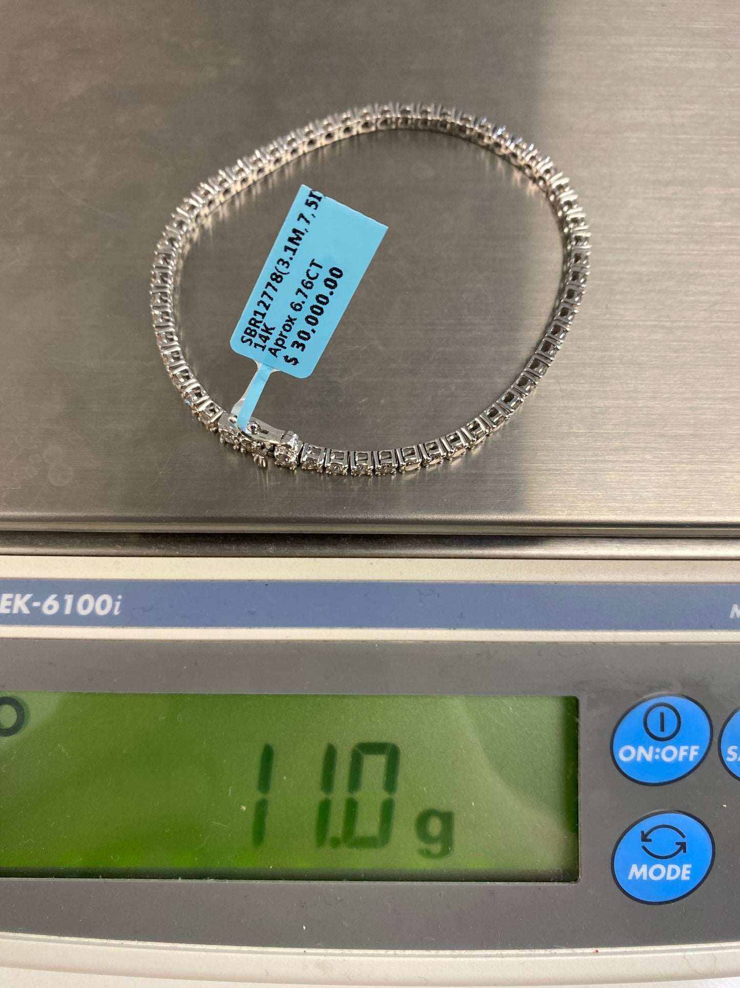 14K Tennis Bracelet 3.1mm