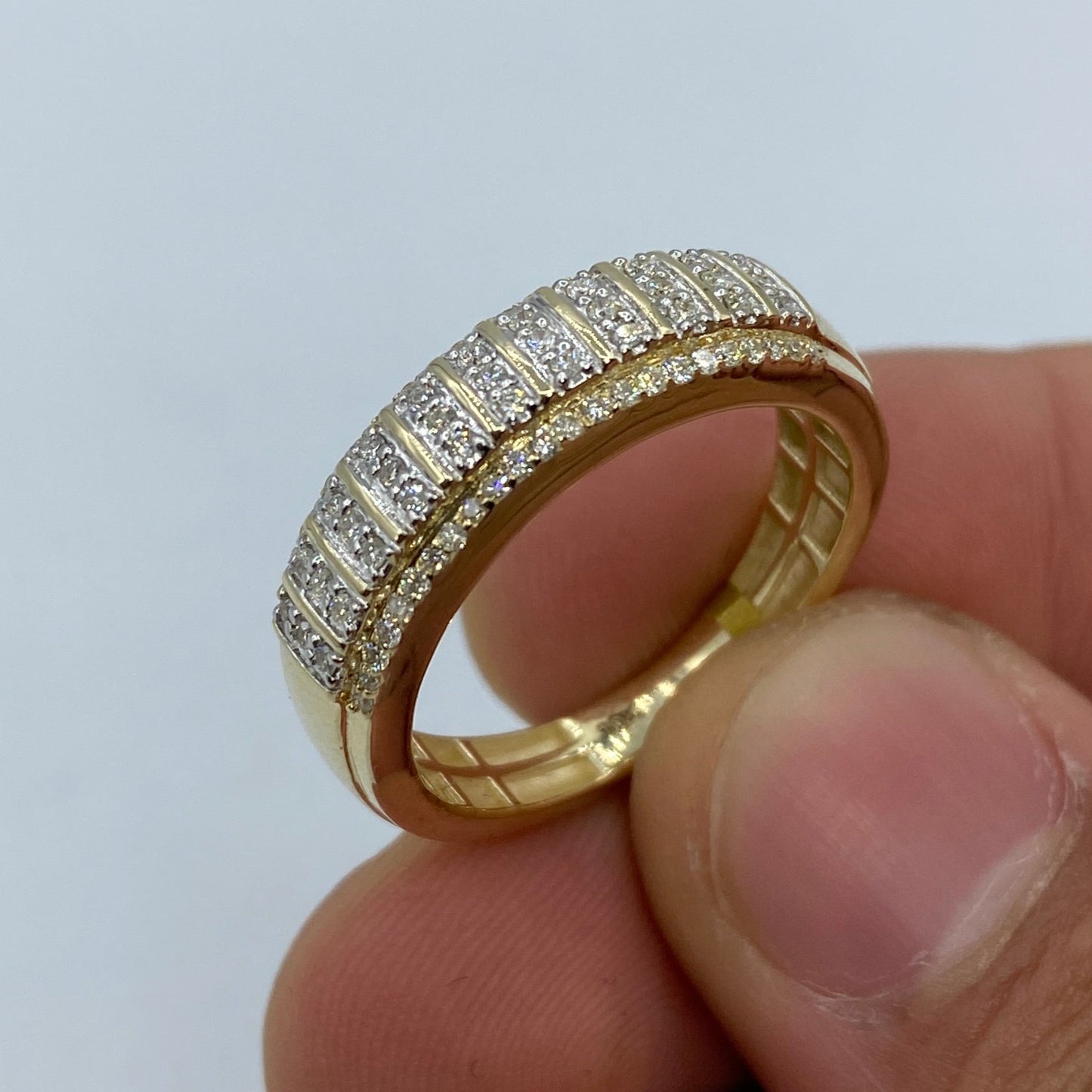 10K Diamond Band Style #5