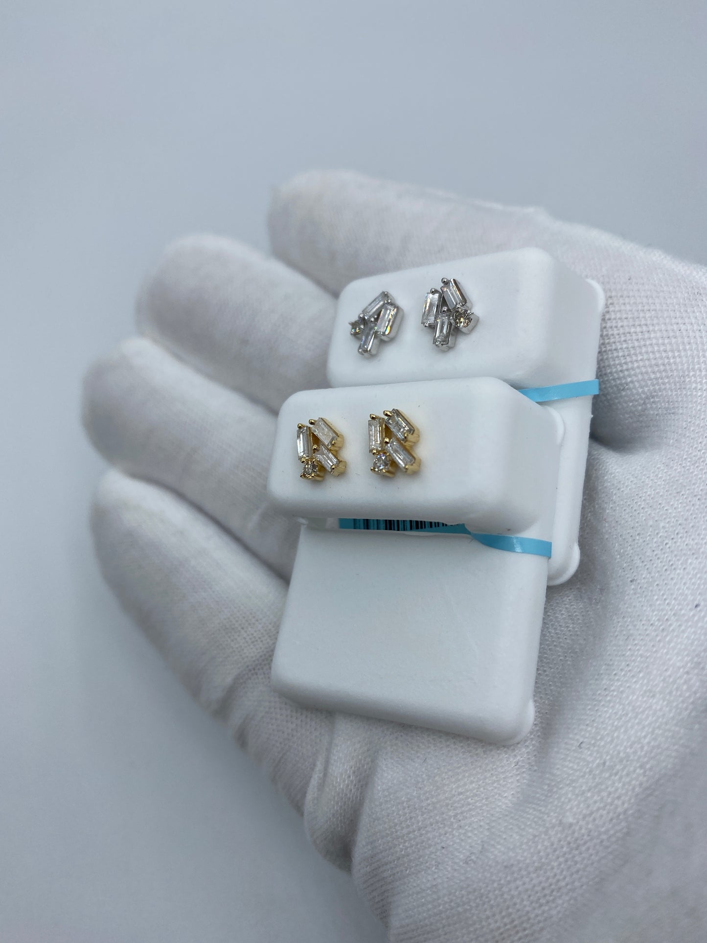 Crystal Baguette Earrings