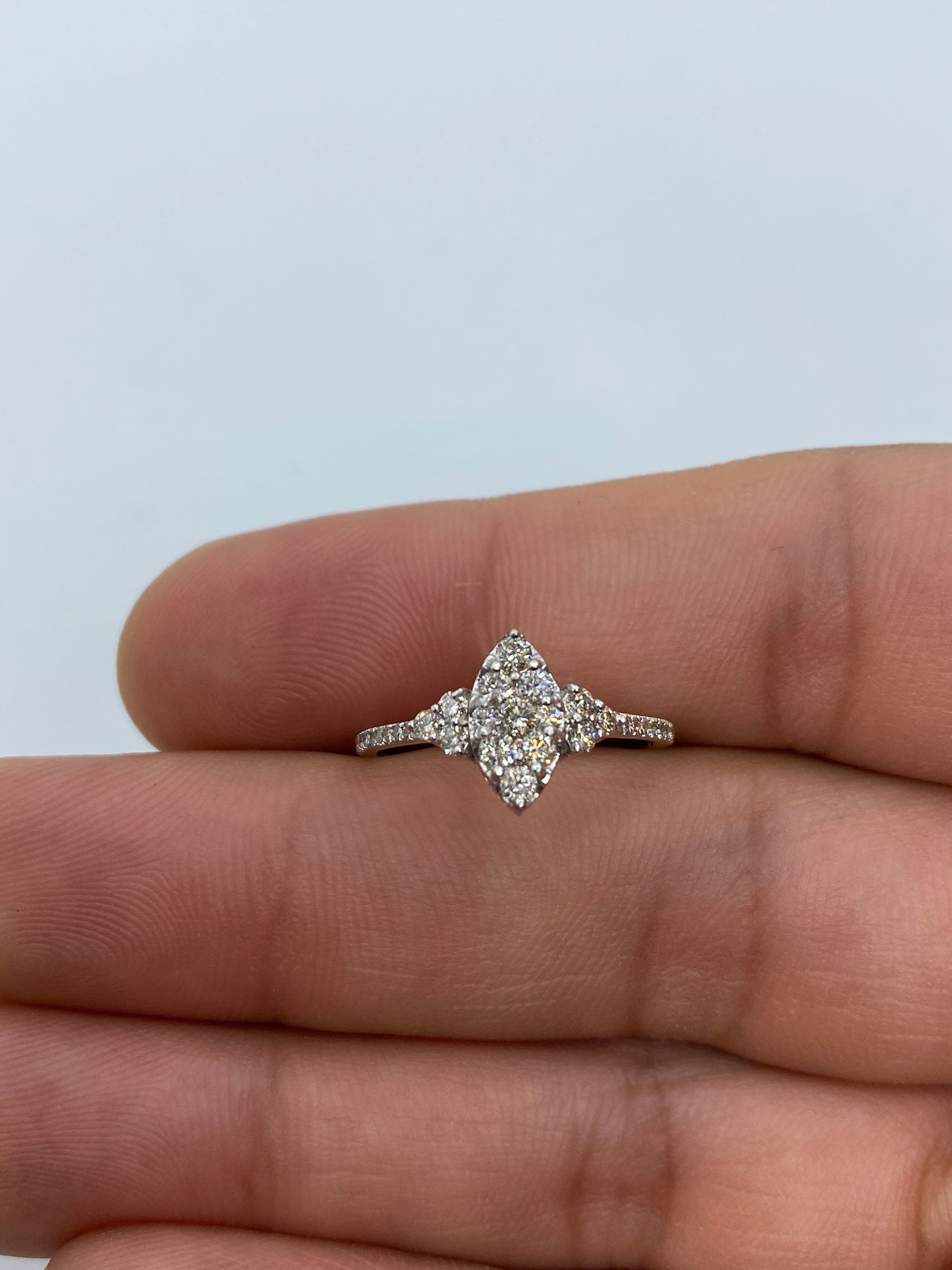 Crystal Engagement Ring