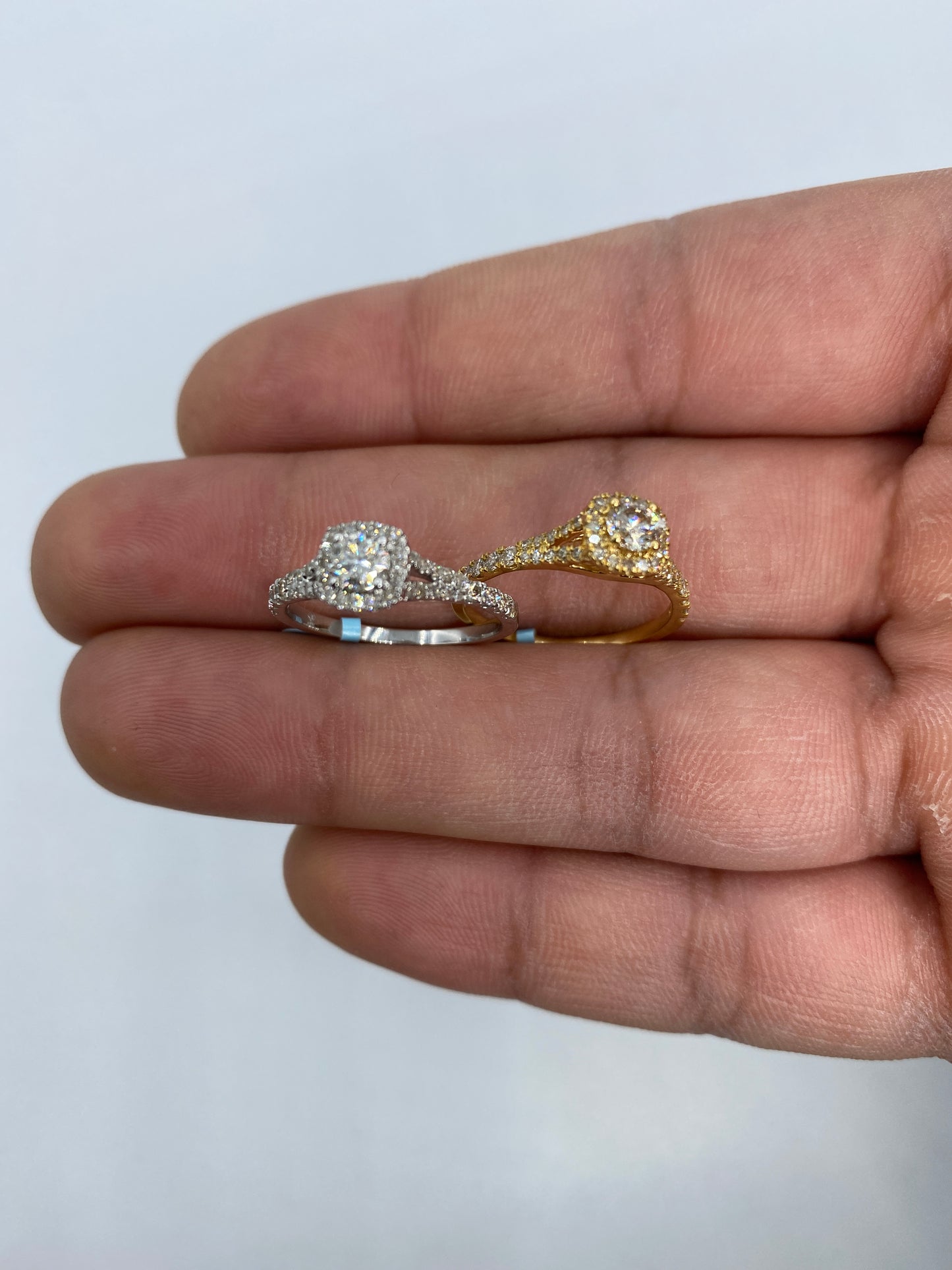 Large Center Stone Engagement Ring