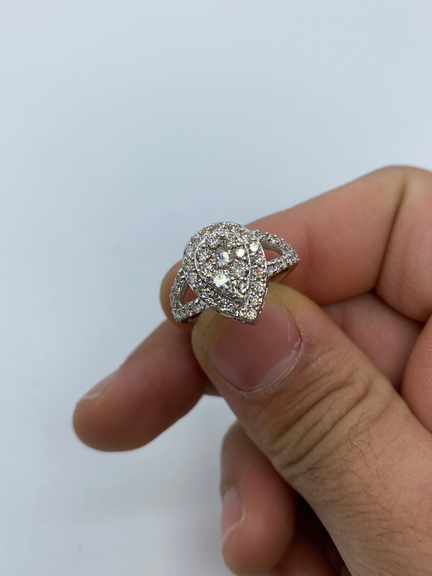 Pear Shape Engagement Ring