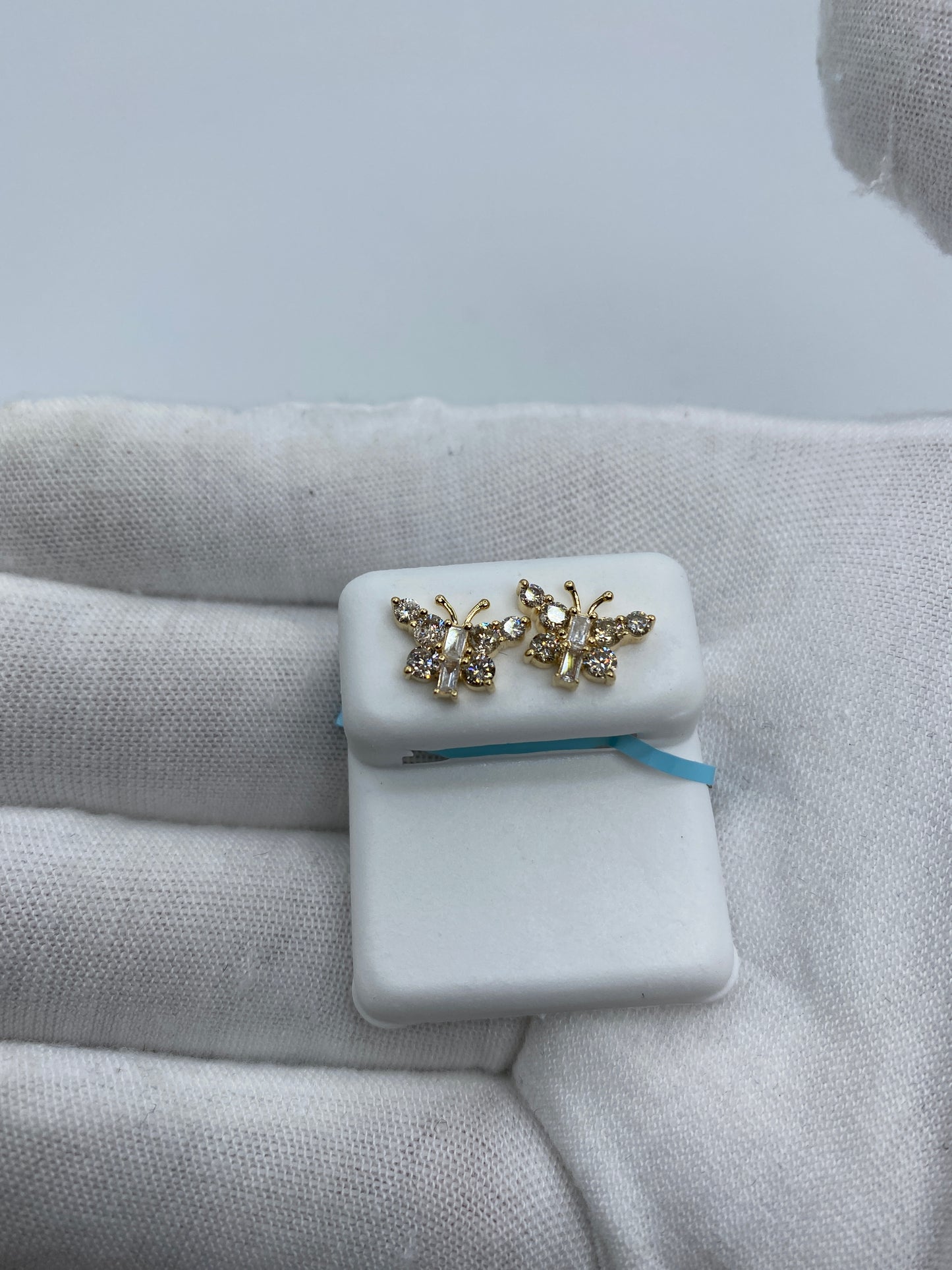 Butterfly Baguette Earrings