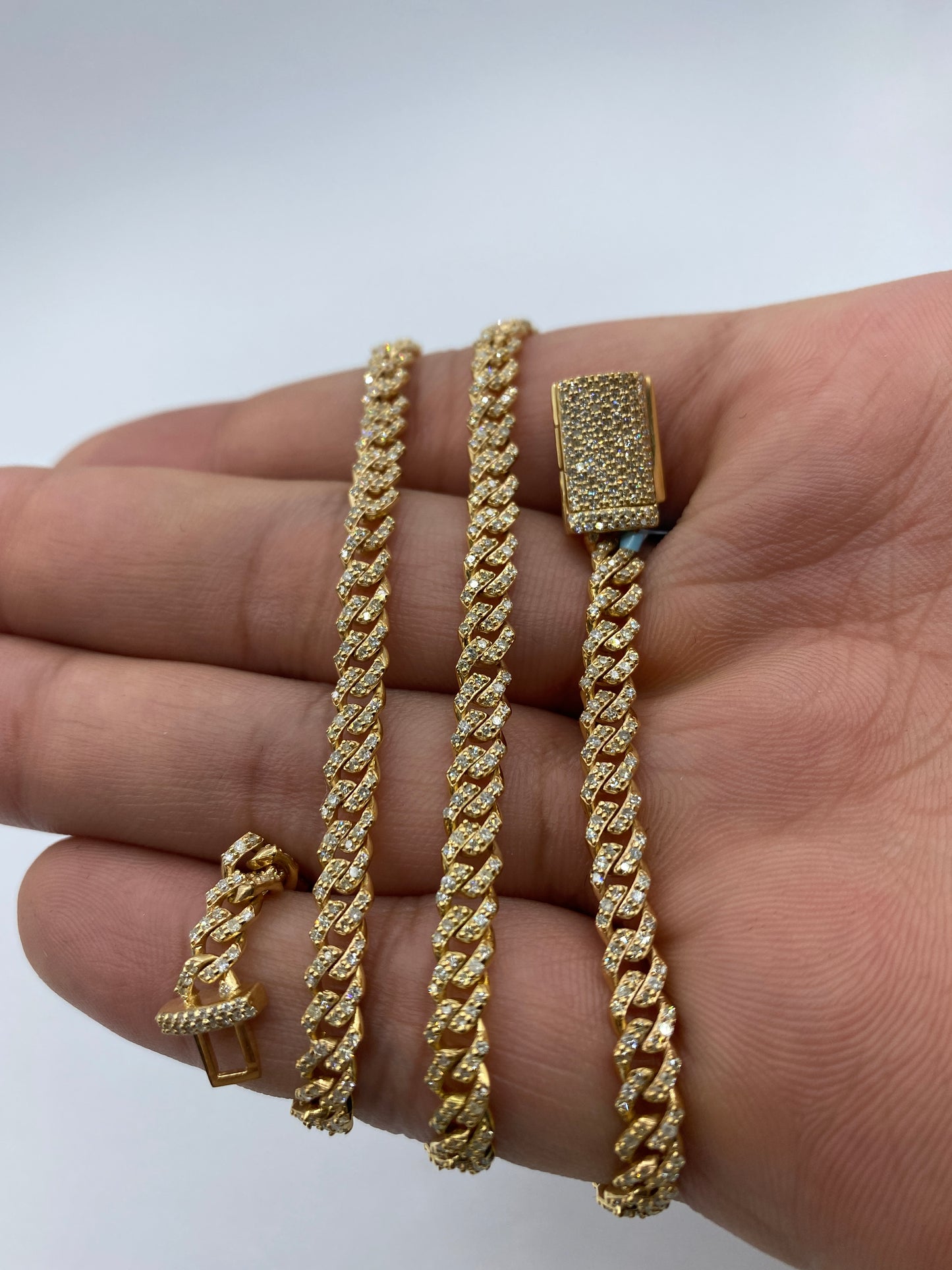 14K Cuban Chain 4.5mm, 18in