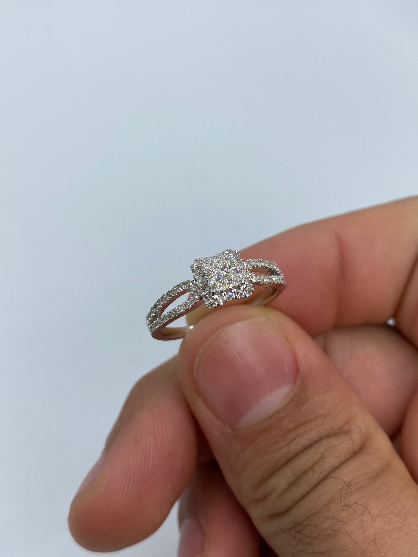 Square Engagement Ring
