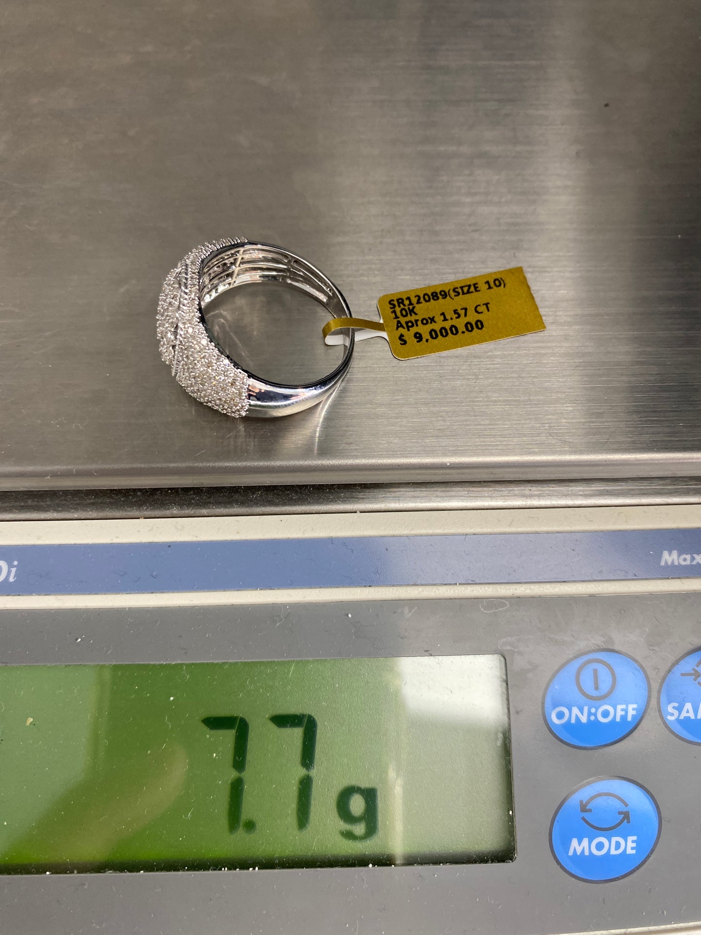 10K Floral Round Ring