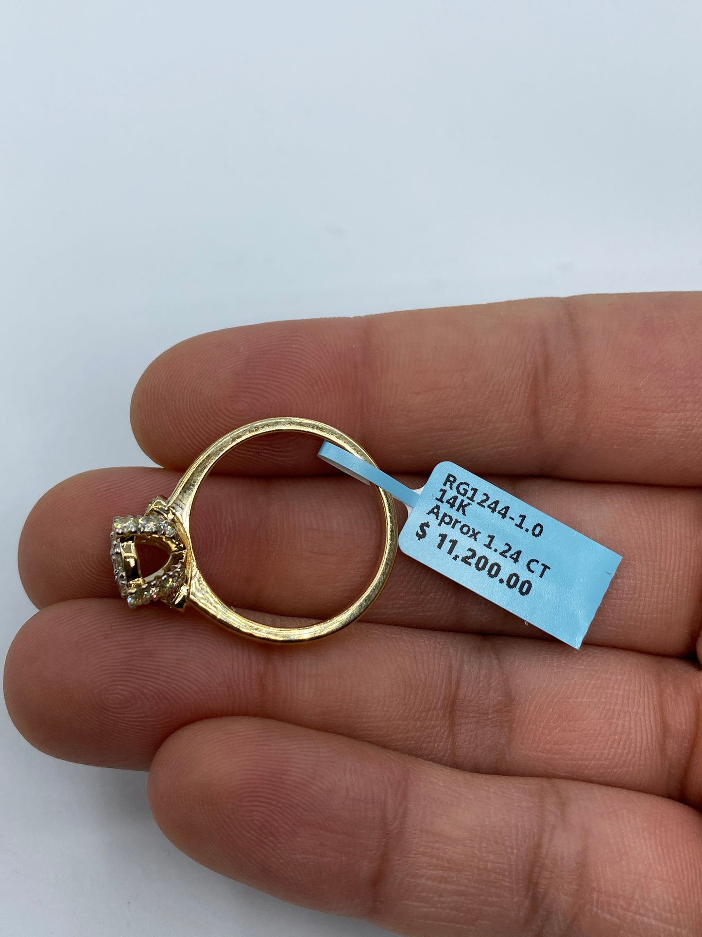 Flower Engagement Ring