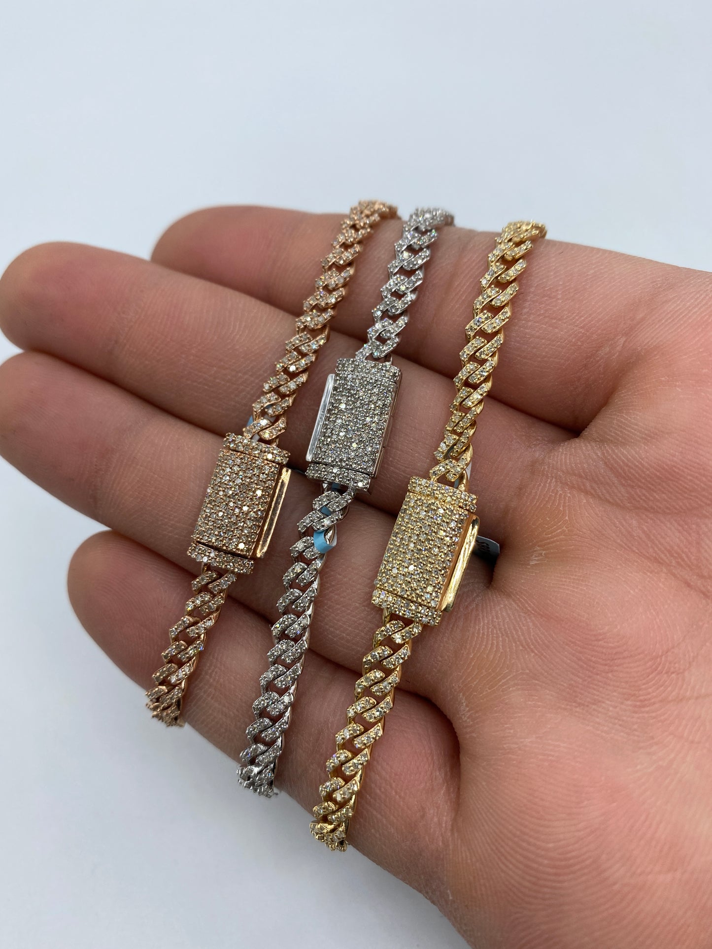 14K Cuban Bracelet 4.5mm, 8in