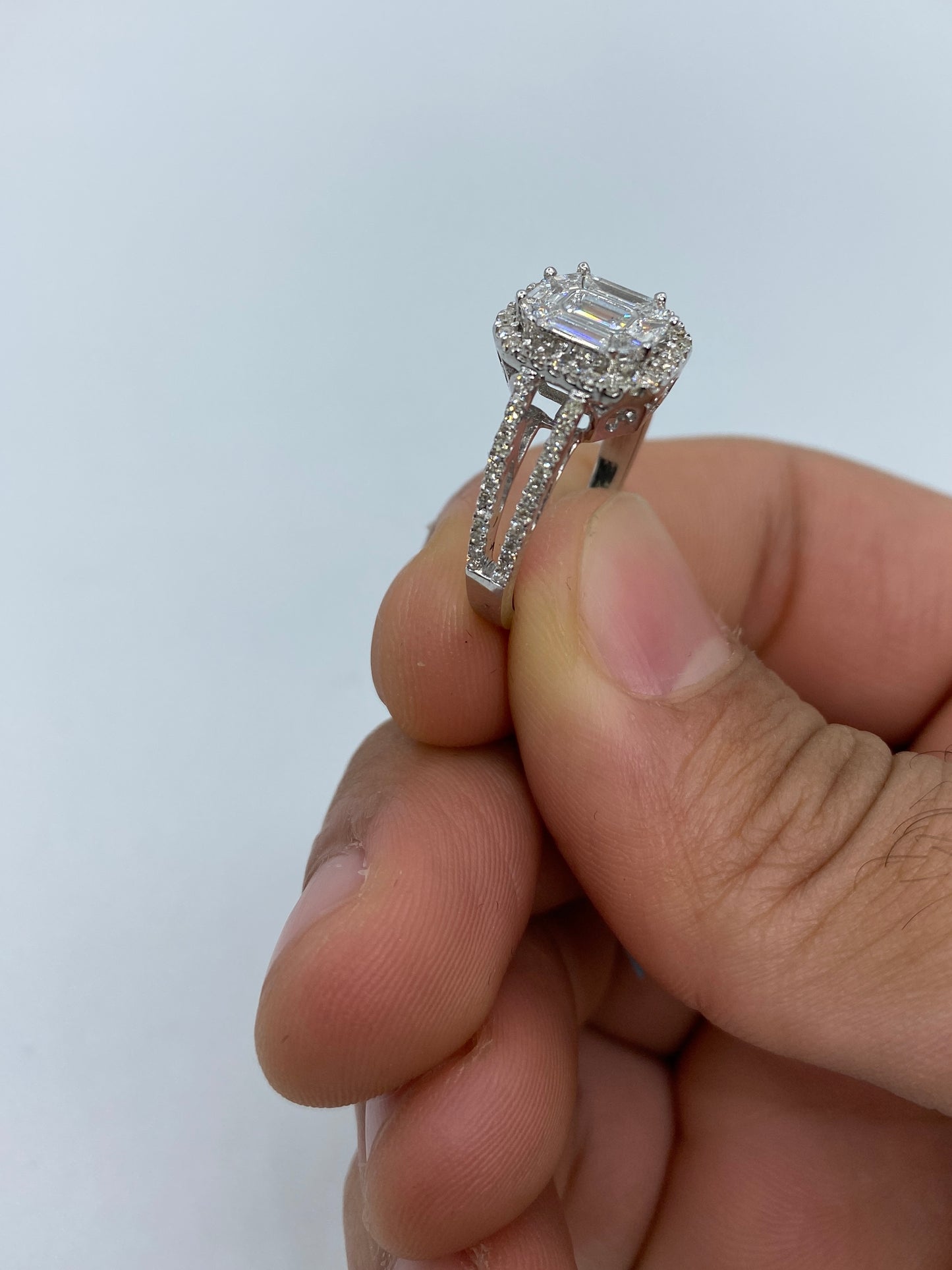Baguette Engagement Ring
