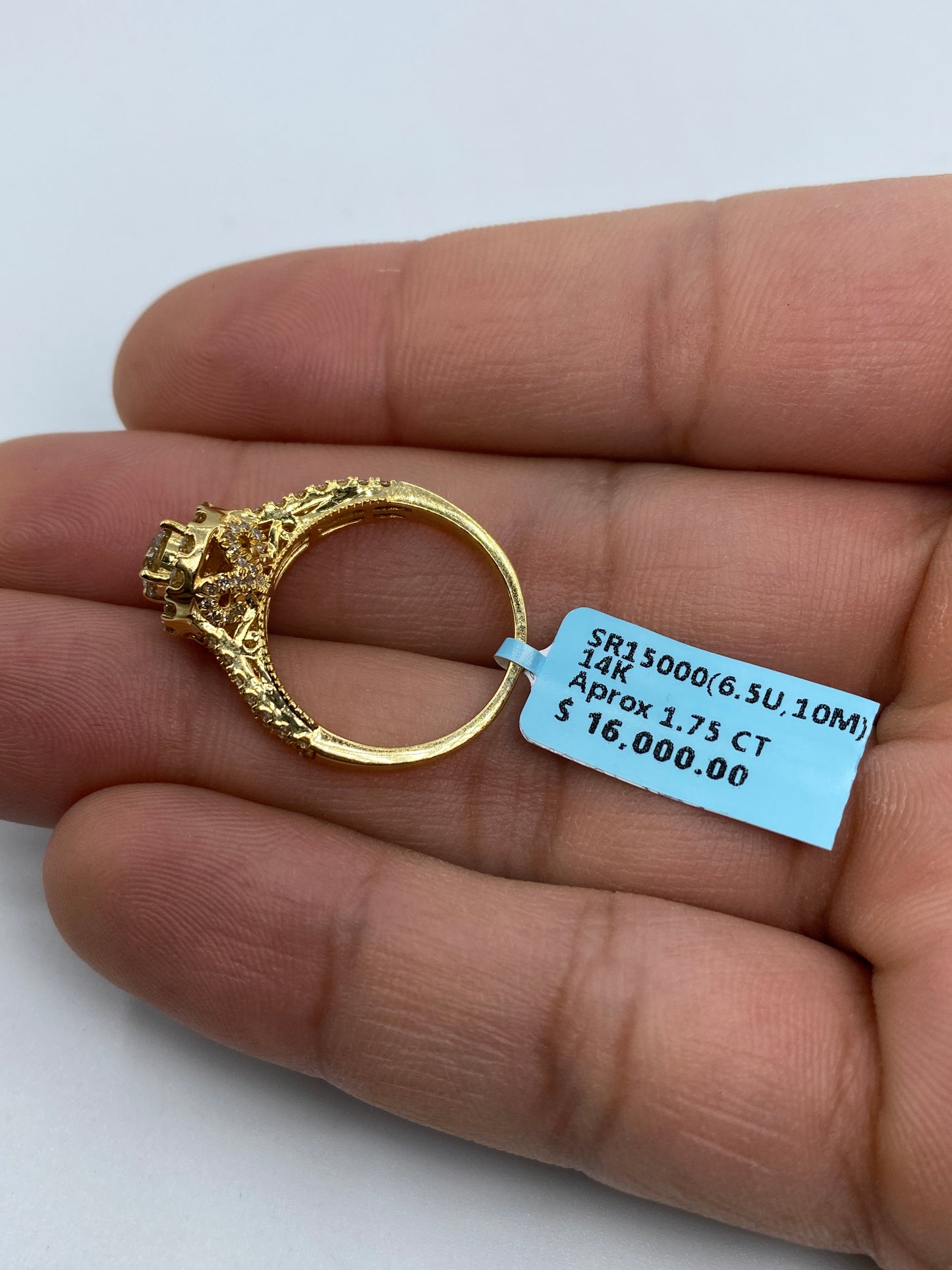 Large Stone Engagement Ring