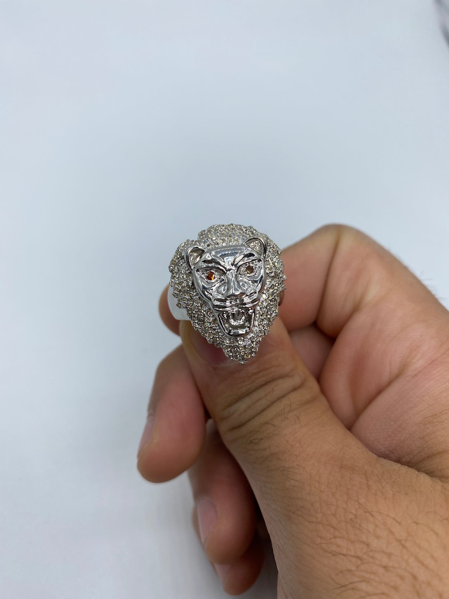 10K Lion Ring
