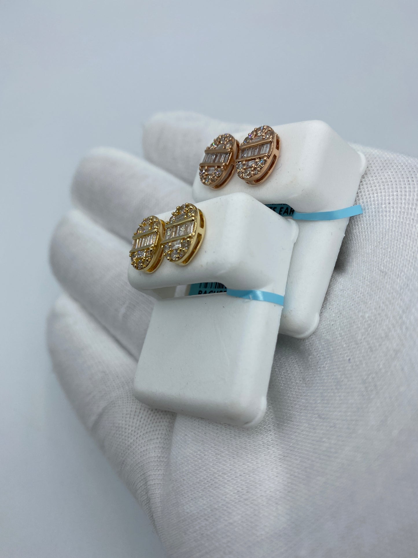 Oval Baguette Earrings