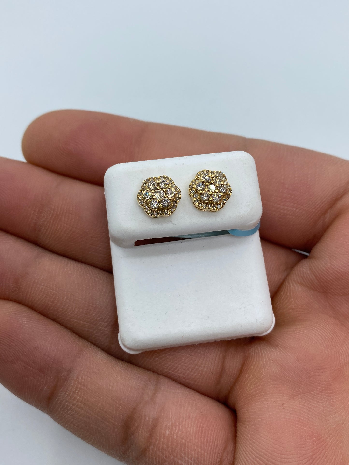 3D Flower Earrings Small