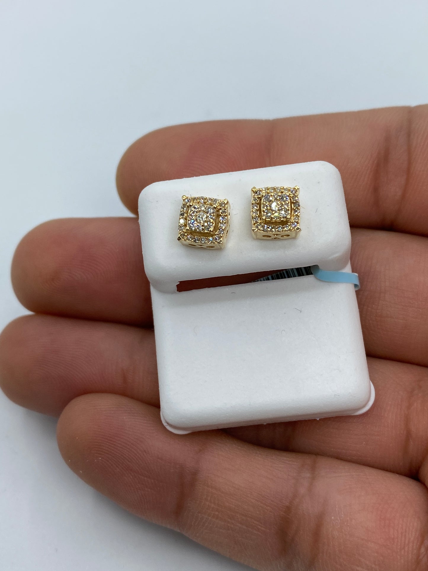 Square Box Earrings Small
