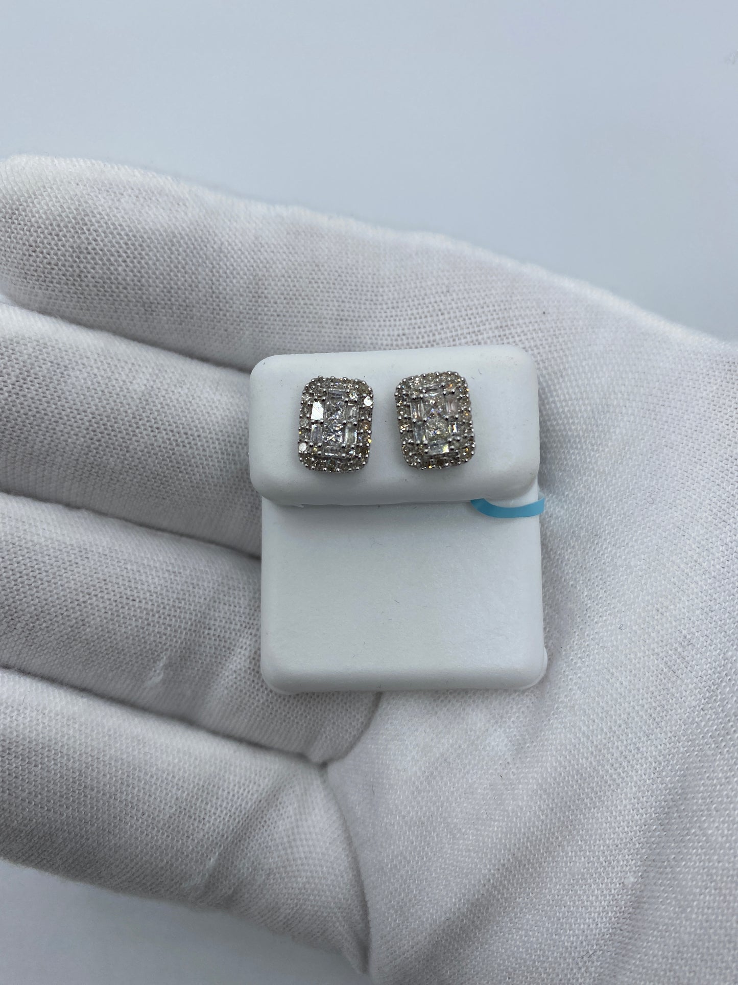 Rectangle Baguette Earrings