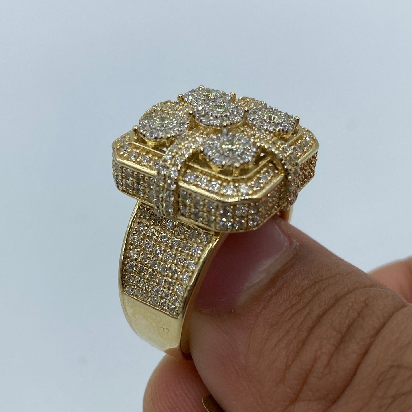 10K Jumbo Royal Diamond Ring