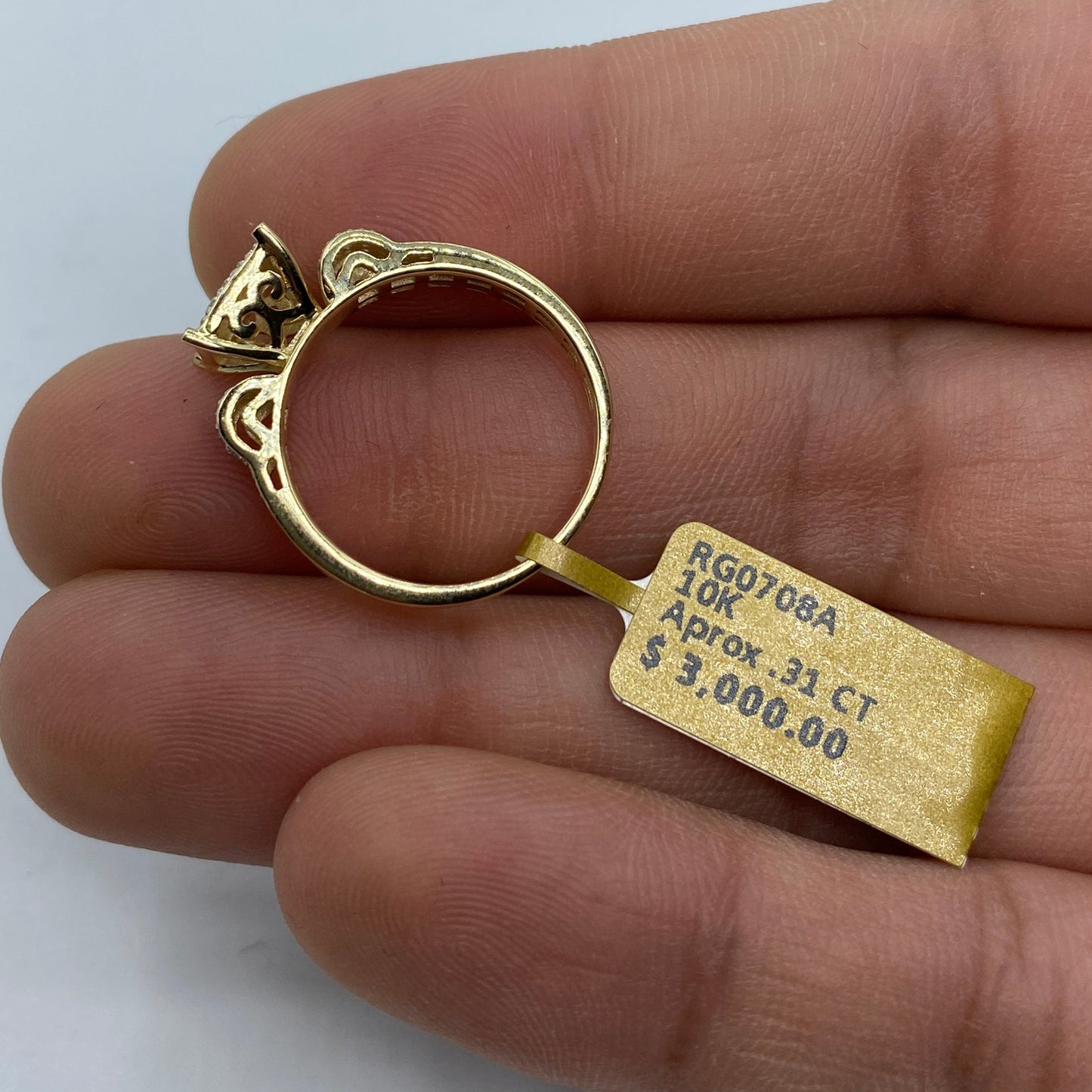 10K Diamond Engagement Ring Style #2