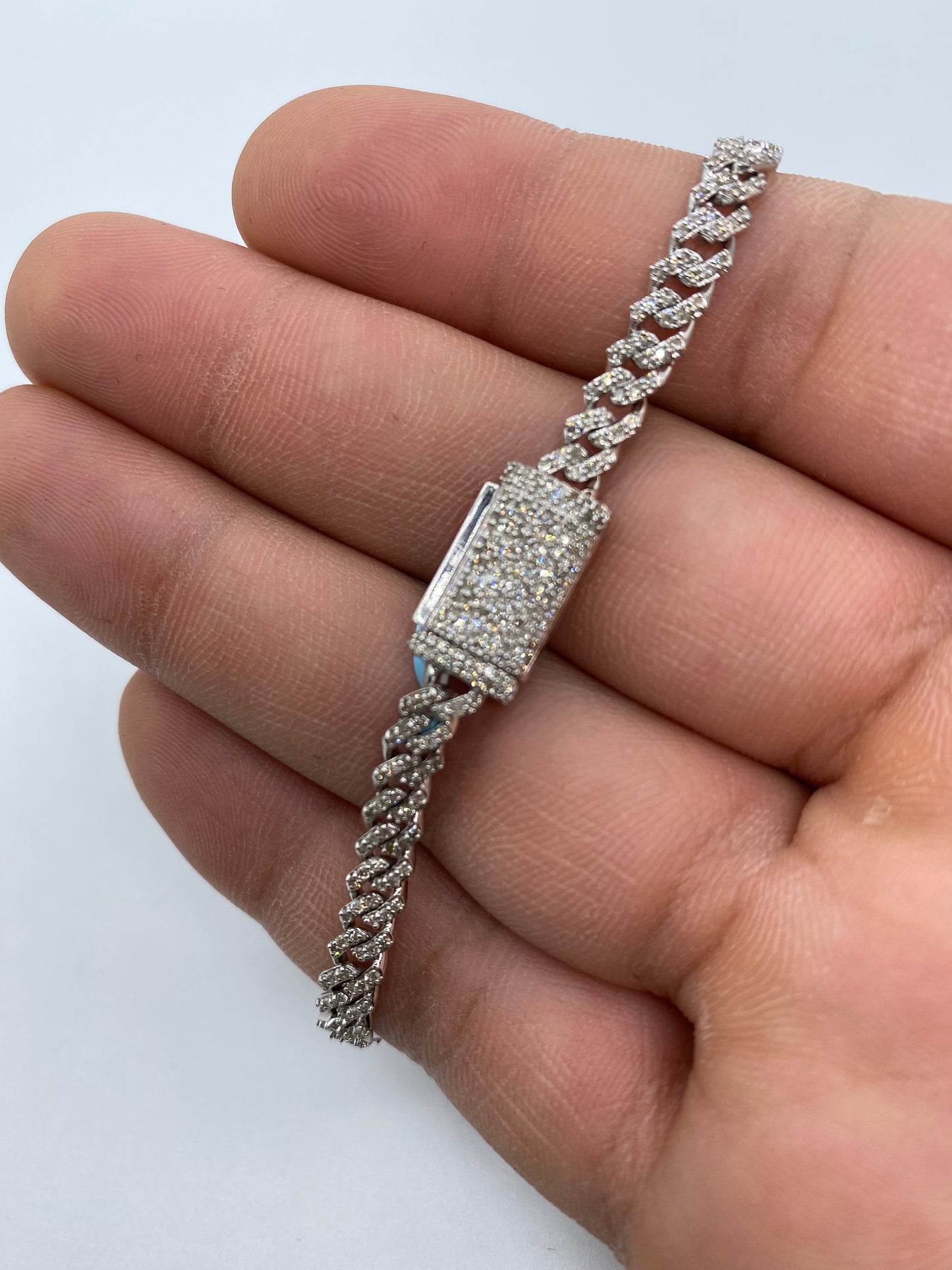 14K Cuban Bracelet 4.5mm, 8in