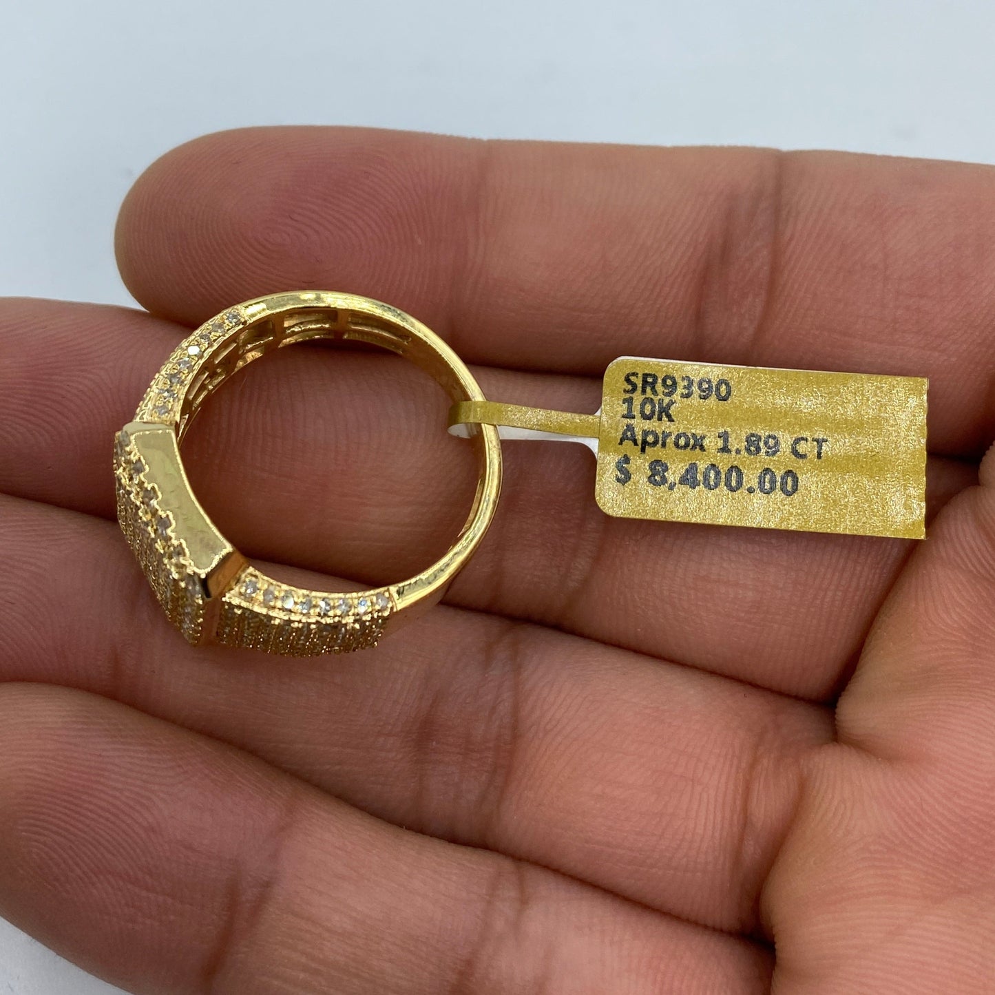 10K Square Thanos Diamond Ring