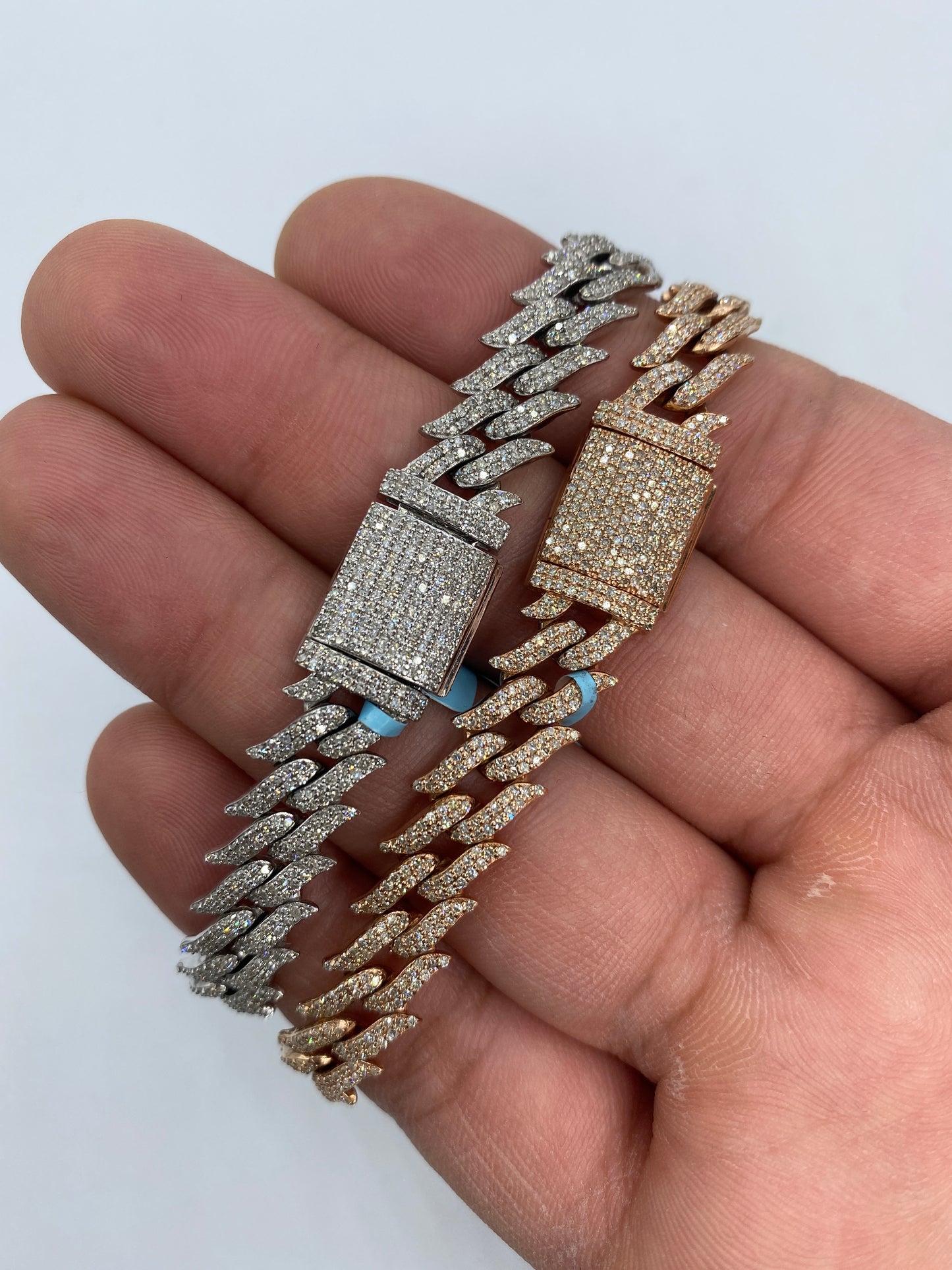 14K Cuban Thorn Bracelet 10mm, 8in