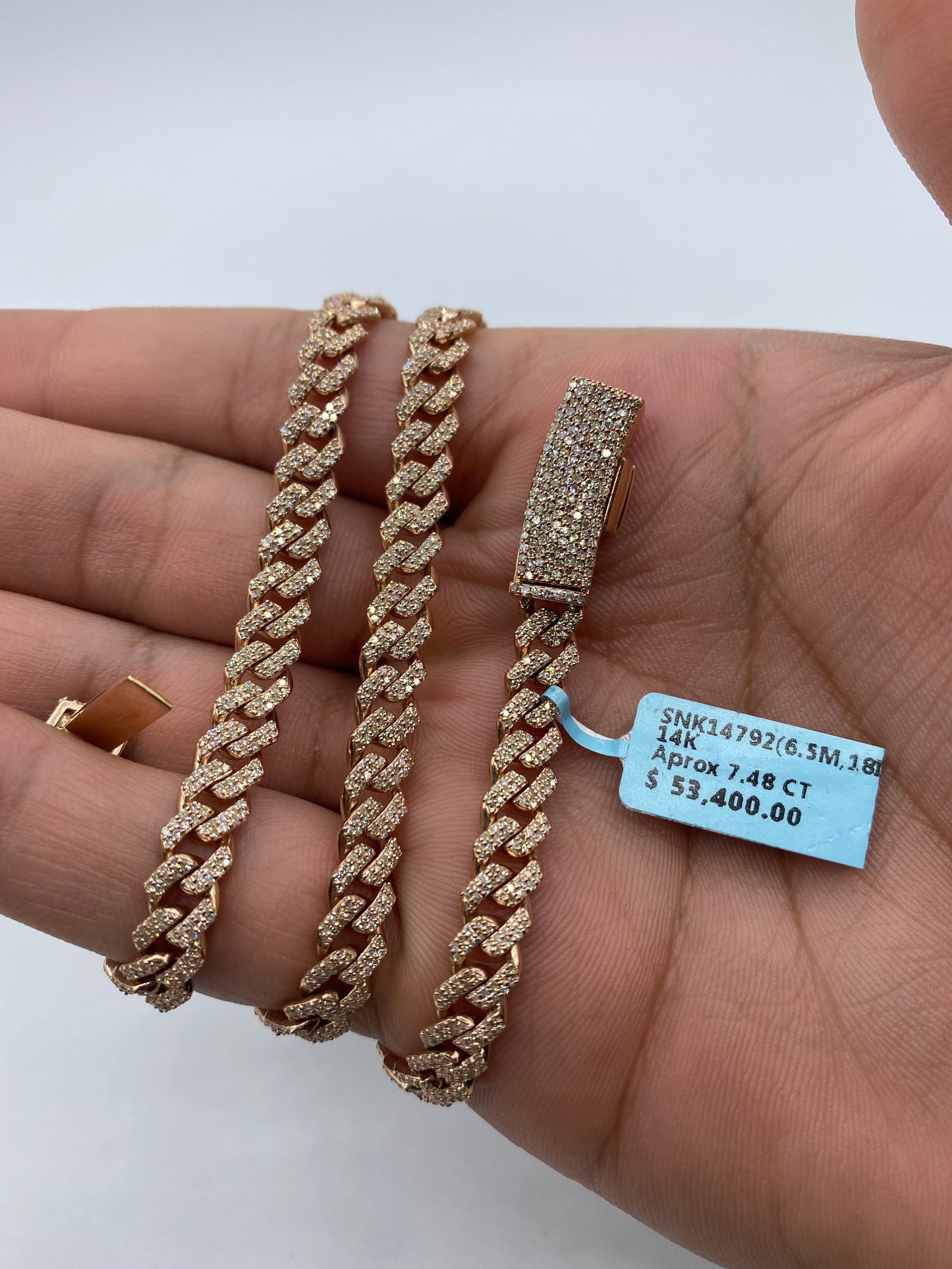 14K Cuban Chain 6.5mm, 18in