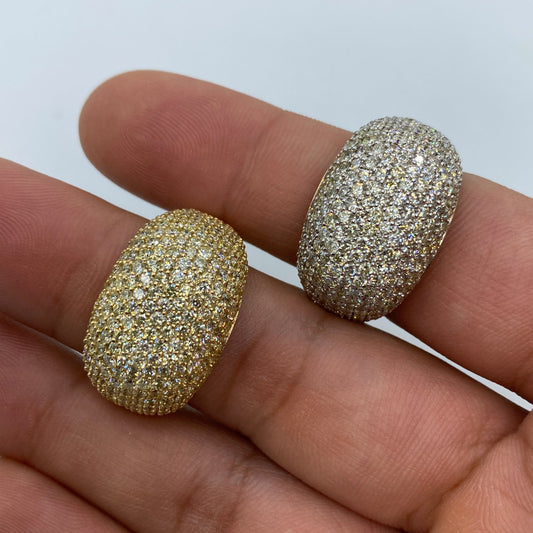 10K Dome Diamond Ring Style #1