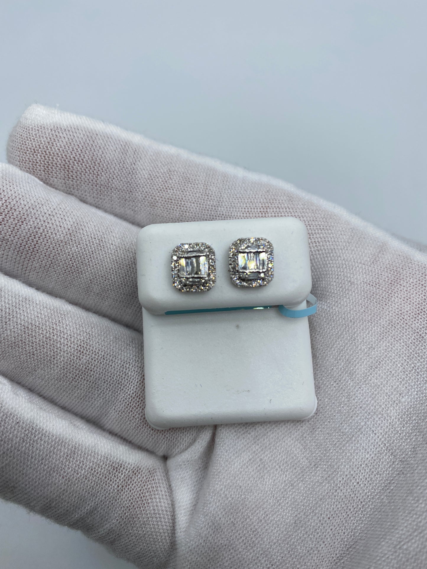 Rectangle Baguette Earrings