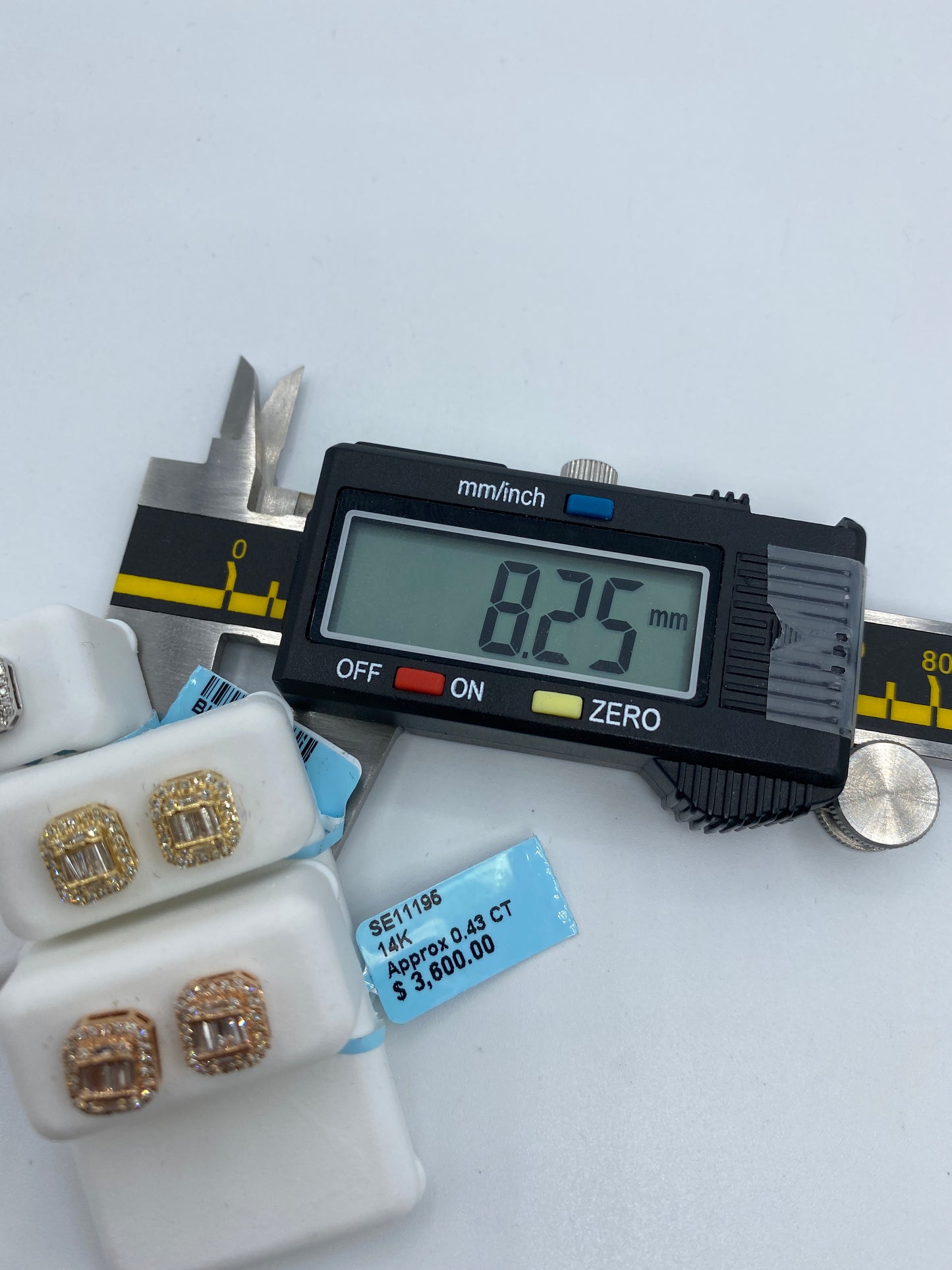 Rectangle Baguette Earrings