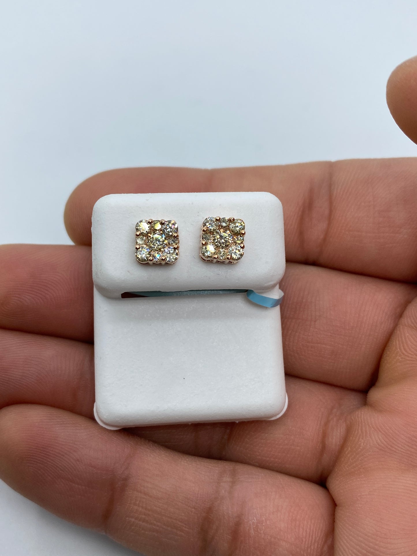 Square Stud Earrings Size #3