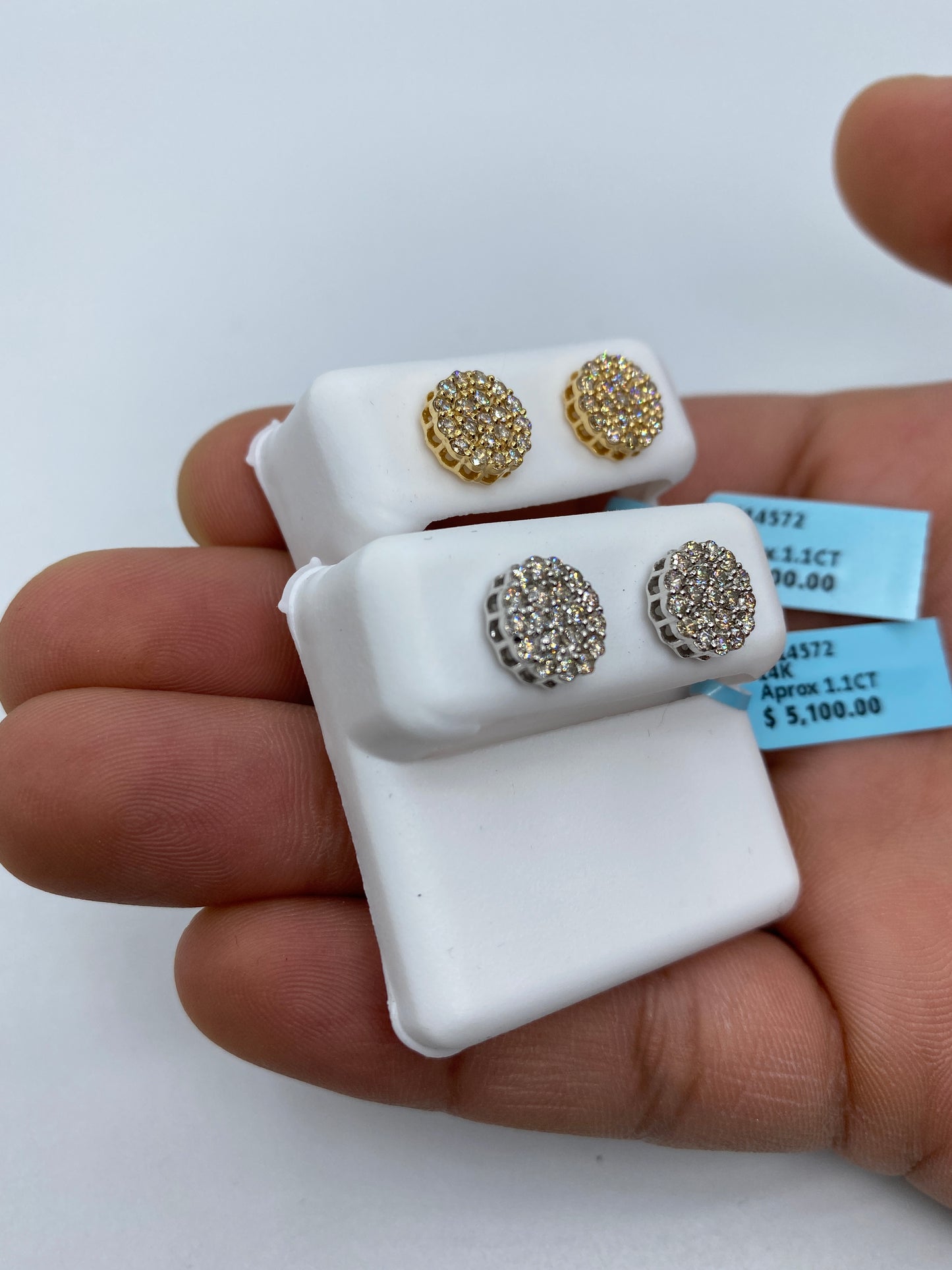 Circle Flower Earrings