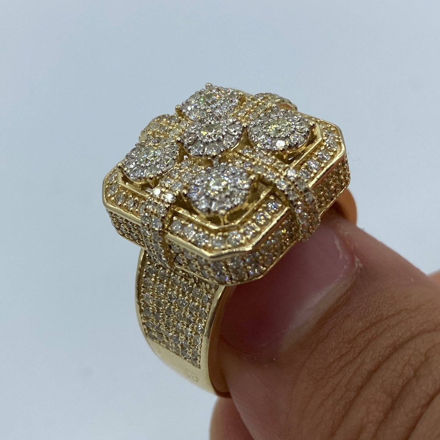10K Jumbo Royal Diamond Ring