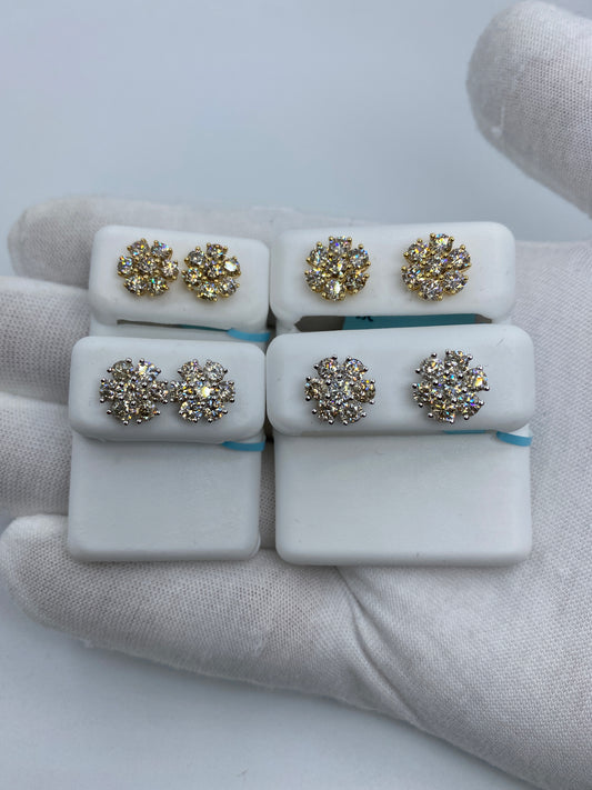 Cluster Flower Earrings