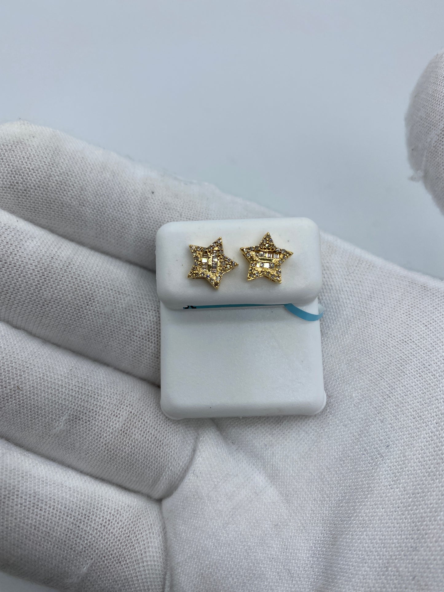 Star Baguette Earrings