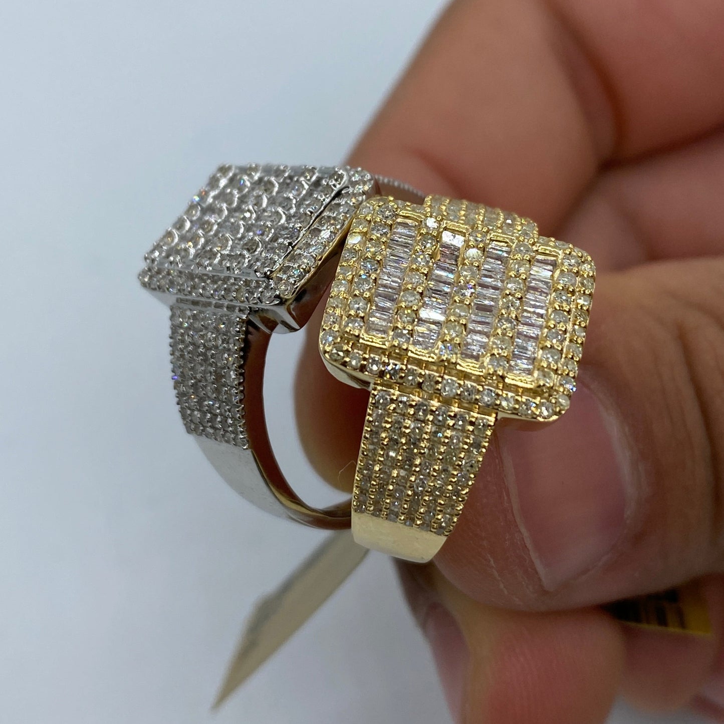 10K Diamond Baguette Ring Style #2