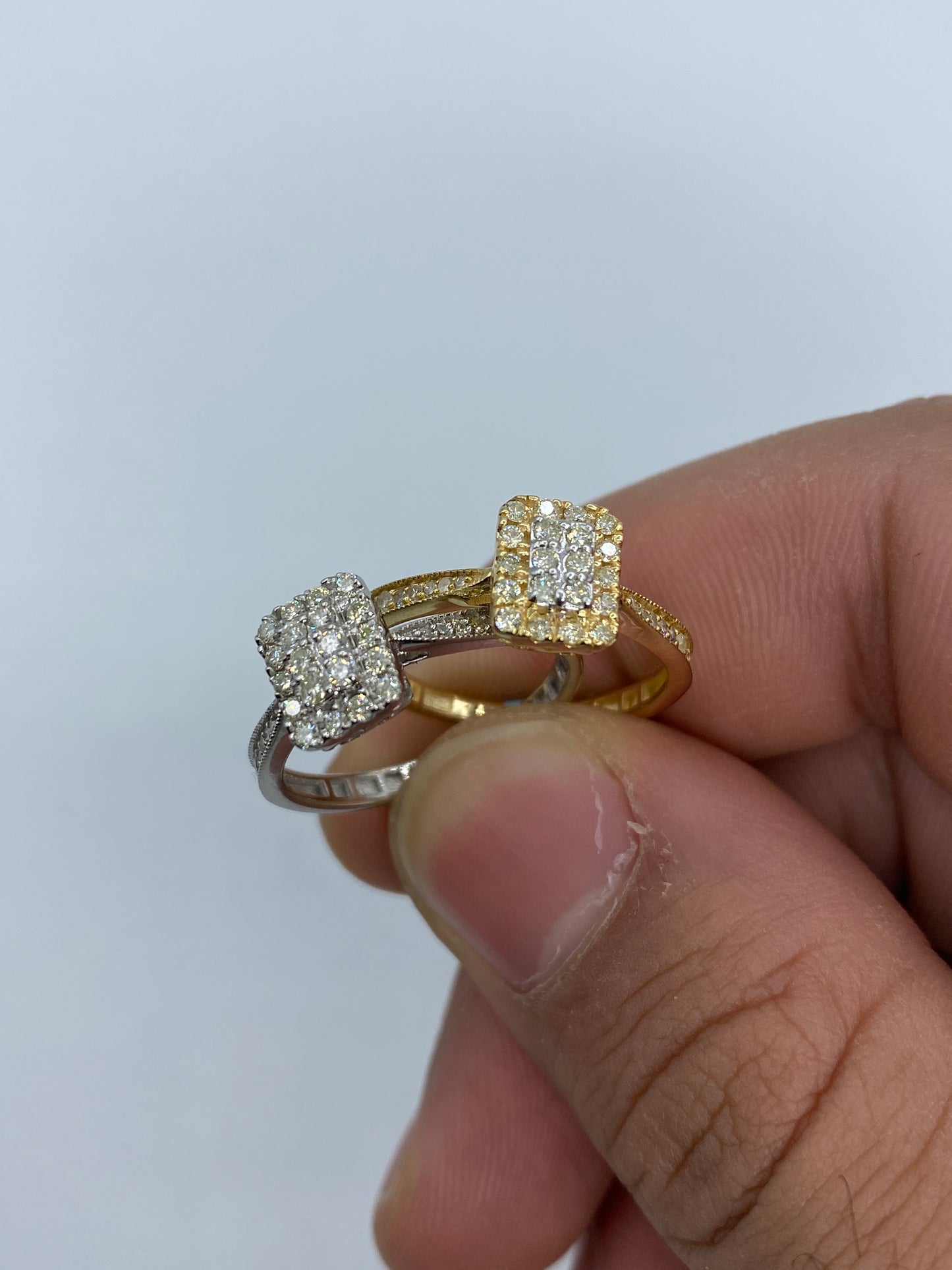 Rectangle Engagement Engagement Ring