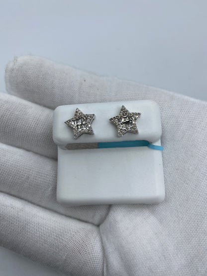 Star Baguette Earrings