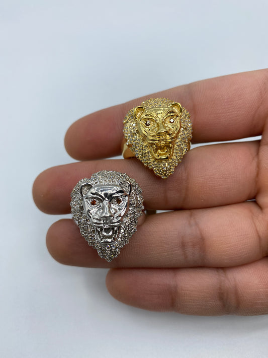 10K Lion Ring