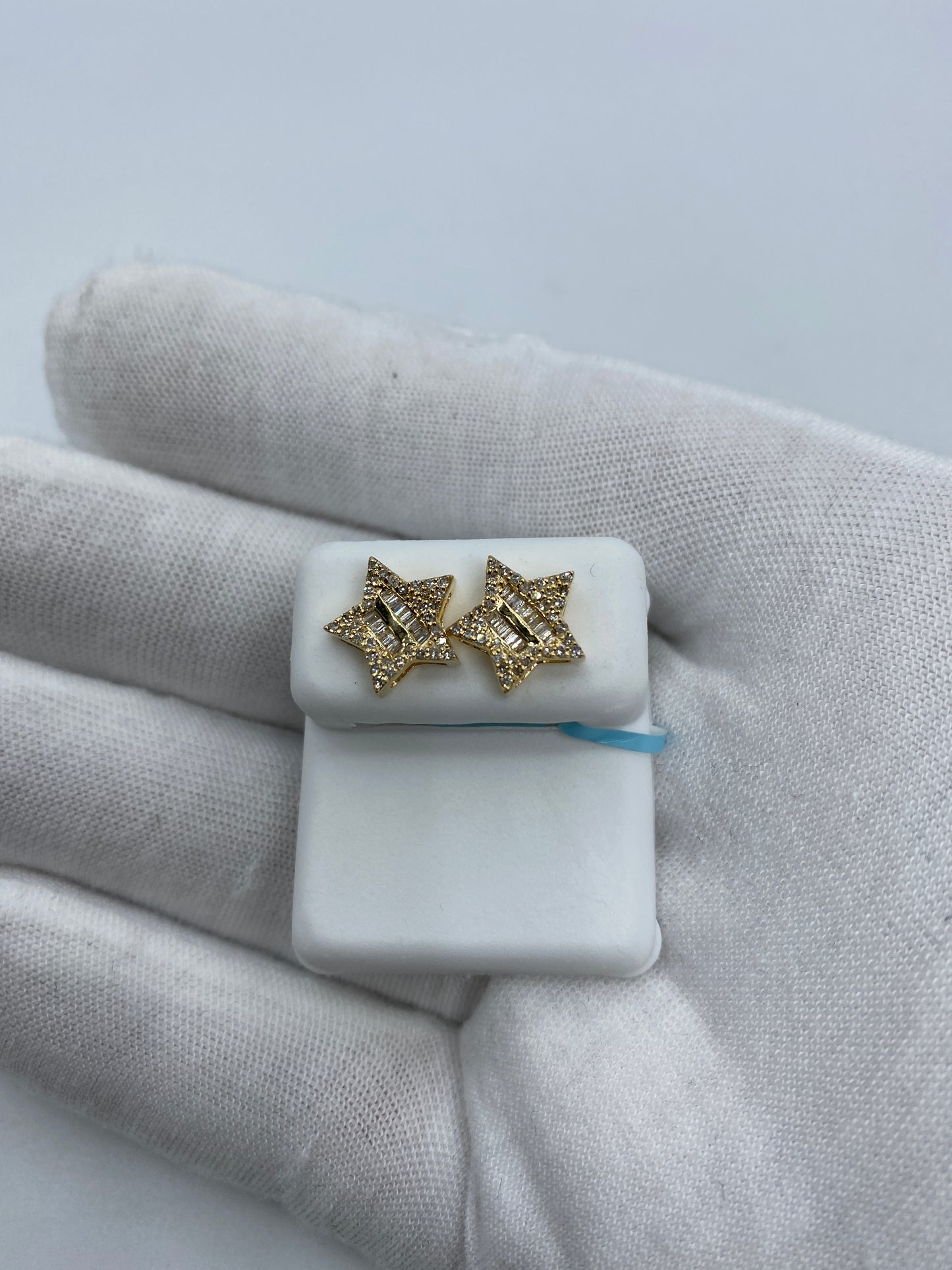 Star Baguette Earrings